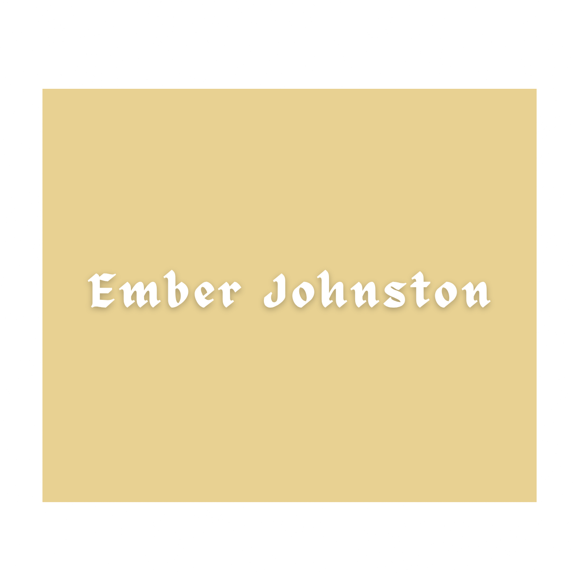 Ember Johnston (1999-2018) was a multidisciplinary, queer artist. Born and raised in Seattle, WA, Ember moved to Philadelphia to pursue a BFA in Directing, Playwriting, and Producing from The University of the Arts. Although they were predominately a