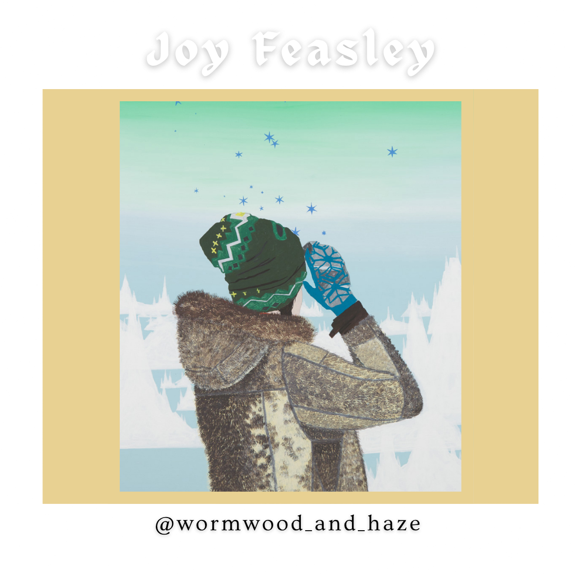 Joy Feasley lives and works in Fishtown. She is represented by Fleisher Ollman Gallery in Philadelphia , PA and Adams and Ollman Gallery in Portland, OR.