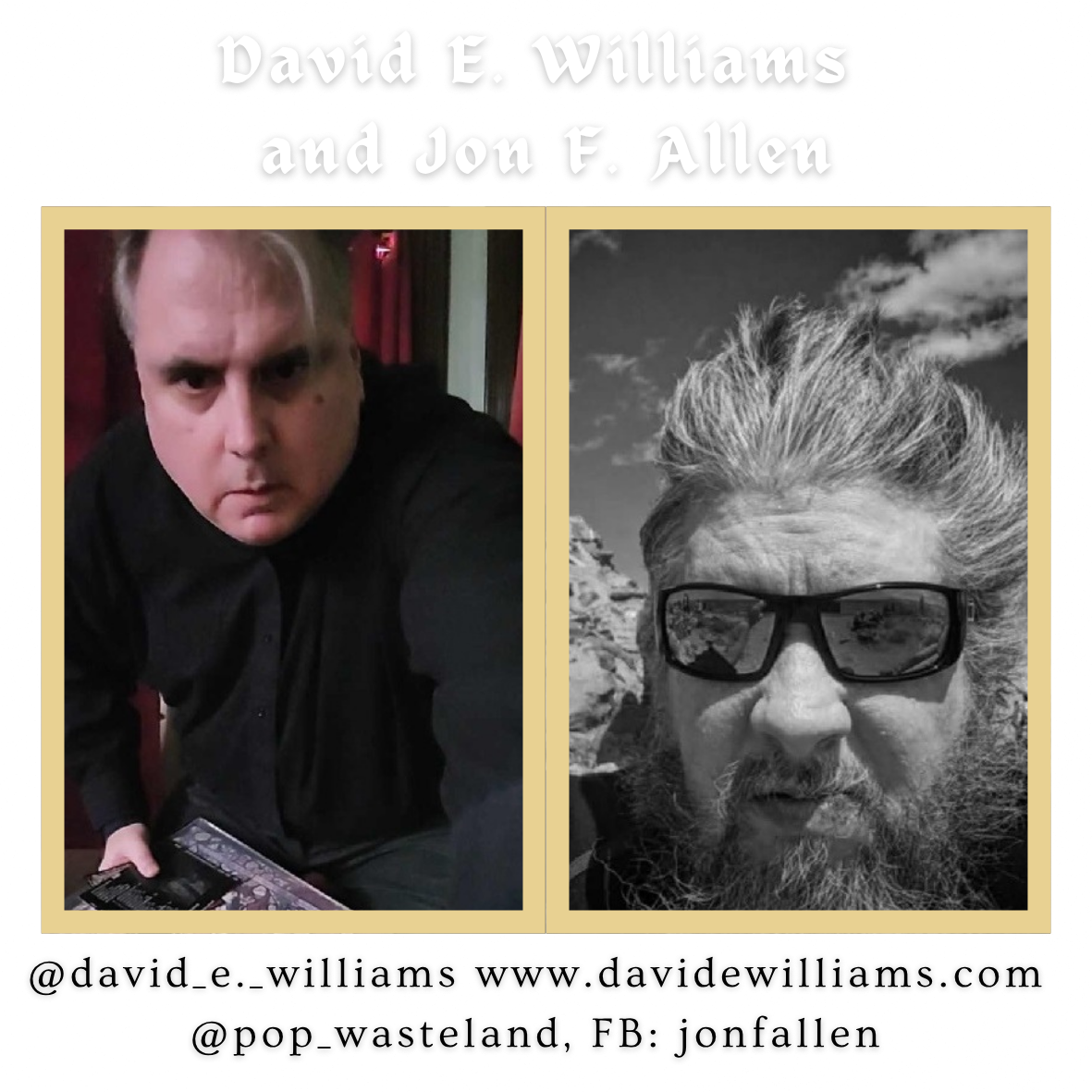 David E. Williams has unleashed his noir chamber pop music upon an international audience for over 40 years. He has also collaborated with many other artists from the realms of goth, industrial and experimental noise. He is currently working on his 1