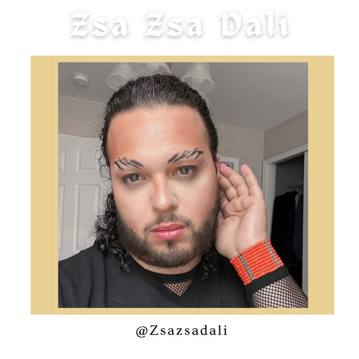 Zsa Zsa is a multi-hyphenate artist whose work spans photography, costuming, hair and makeup, illustration, and poetry. Their practice draws from surrealism and a melancholic outlook. Through layered visual and written work, they explore the deconstr