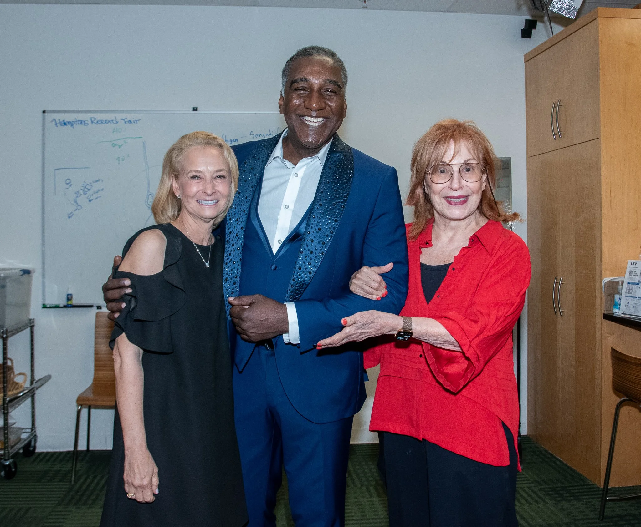 Donna Rubin, Norm Lewis and Joy Behar.jpg