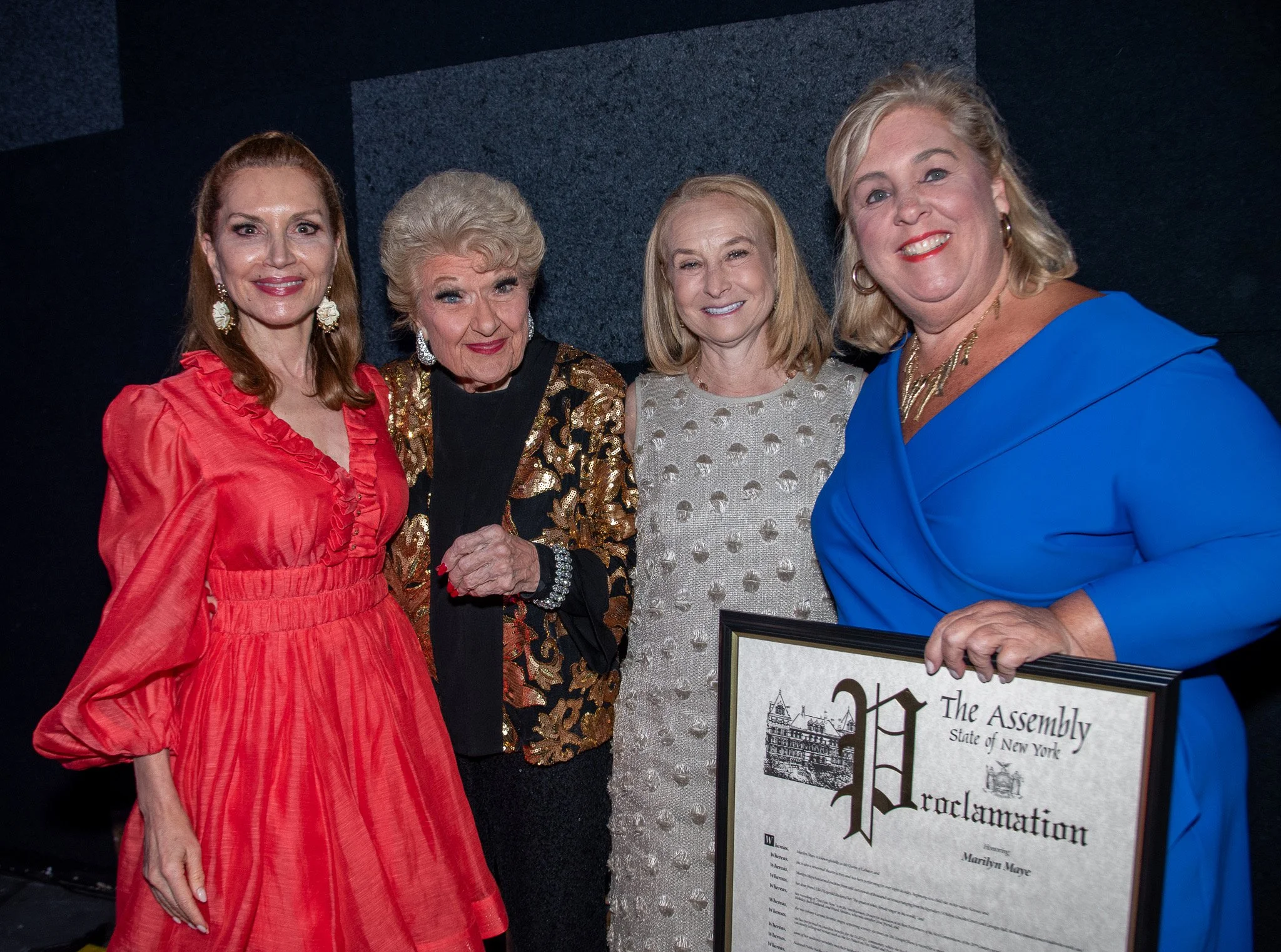 Jean Shafiroff, Marilyn Maye, Donna Rubin, Assemblywoman Rebecca Seawright.jpg