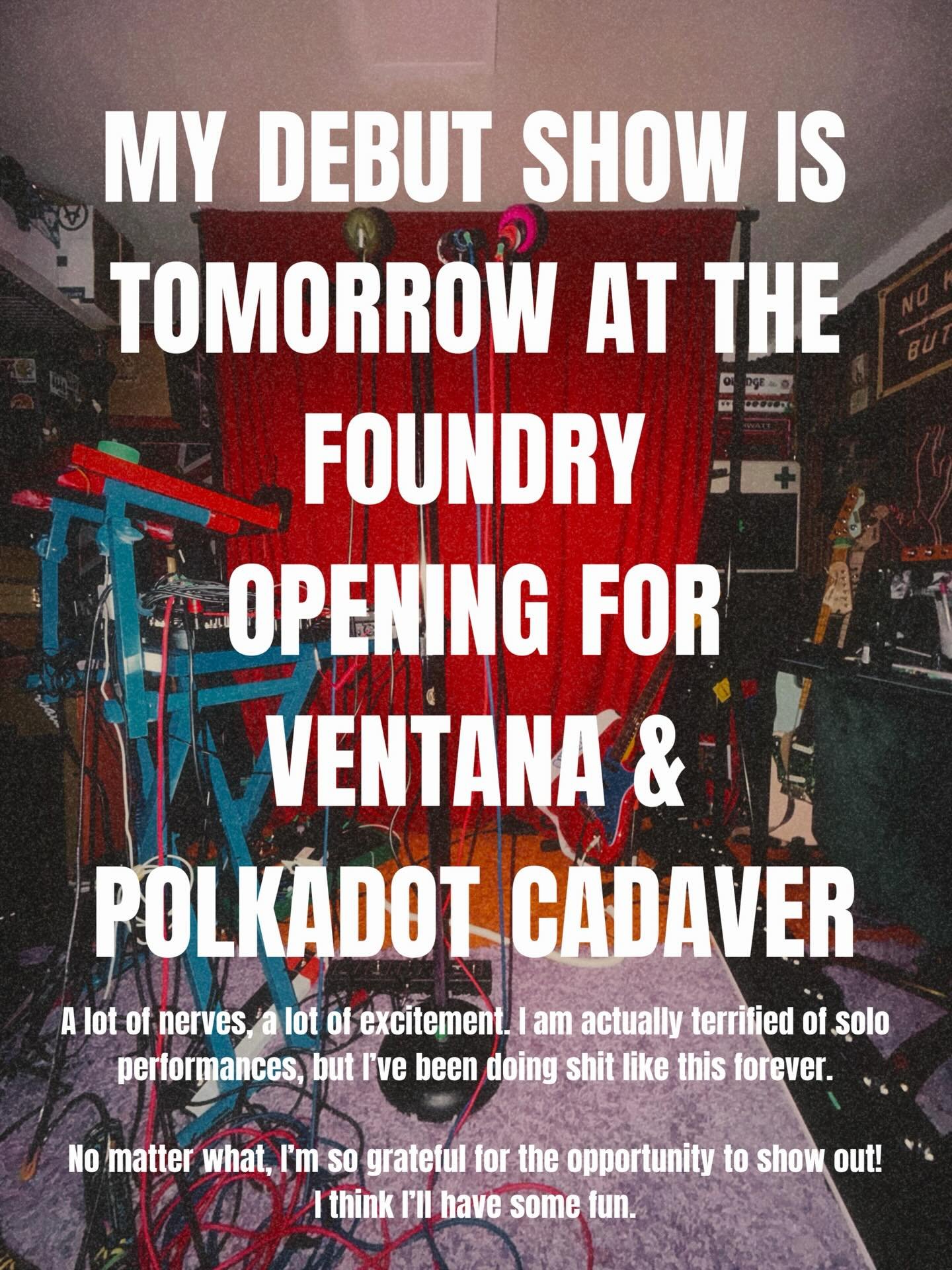 Tomorrow at @foundrycleveland I am grateful to be a part.
#clevelandmusic #clevelandconcert #indieartist #indiemusic