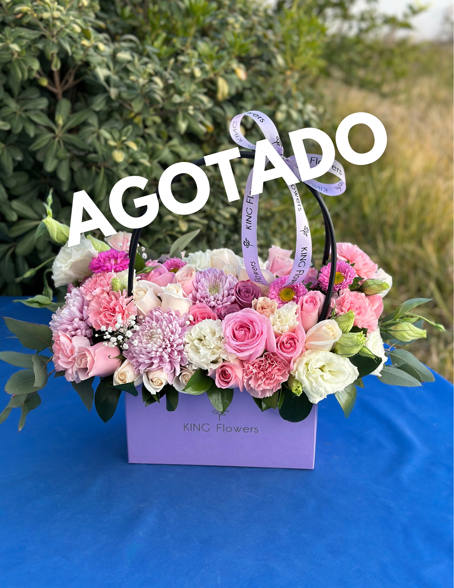 Bolsa Floral con Asa