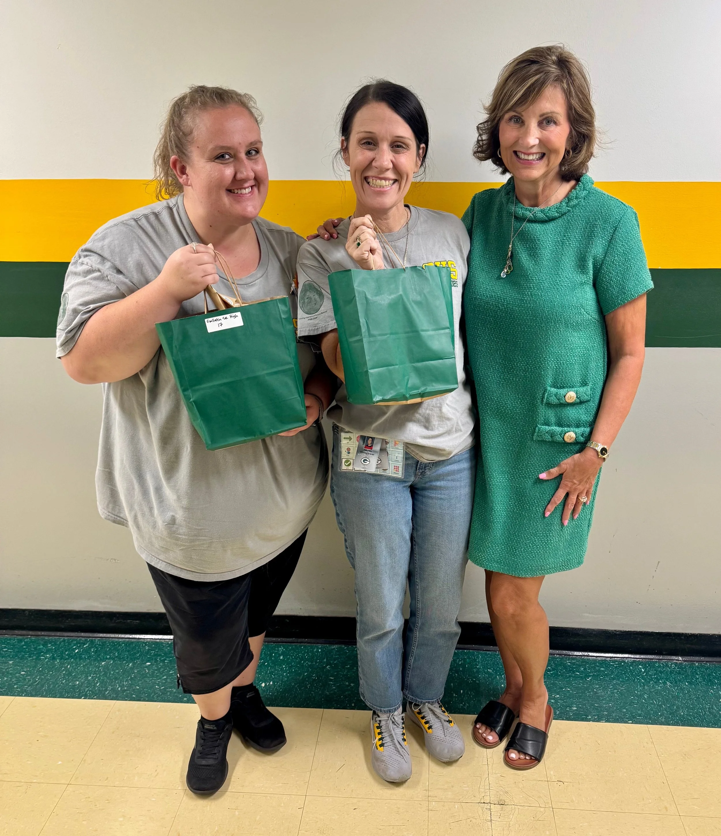 Thanking Special Education Teachers at Gallatin High School