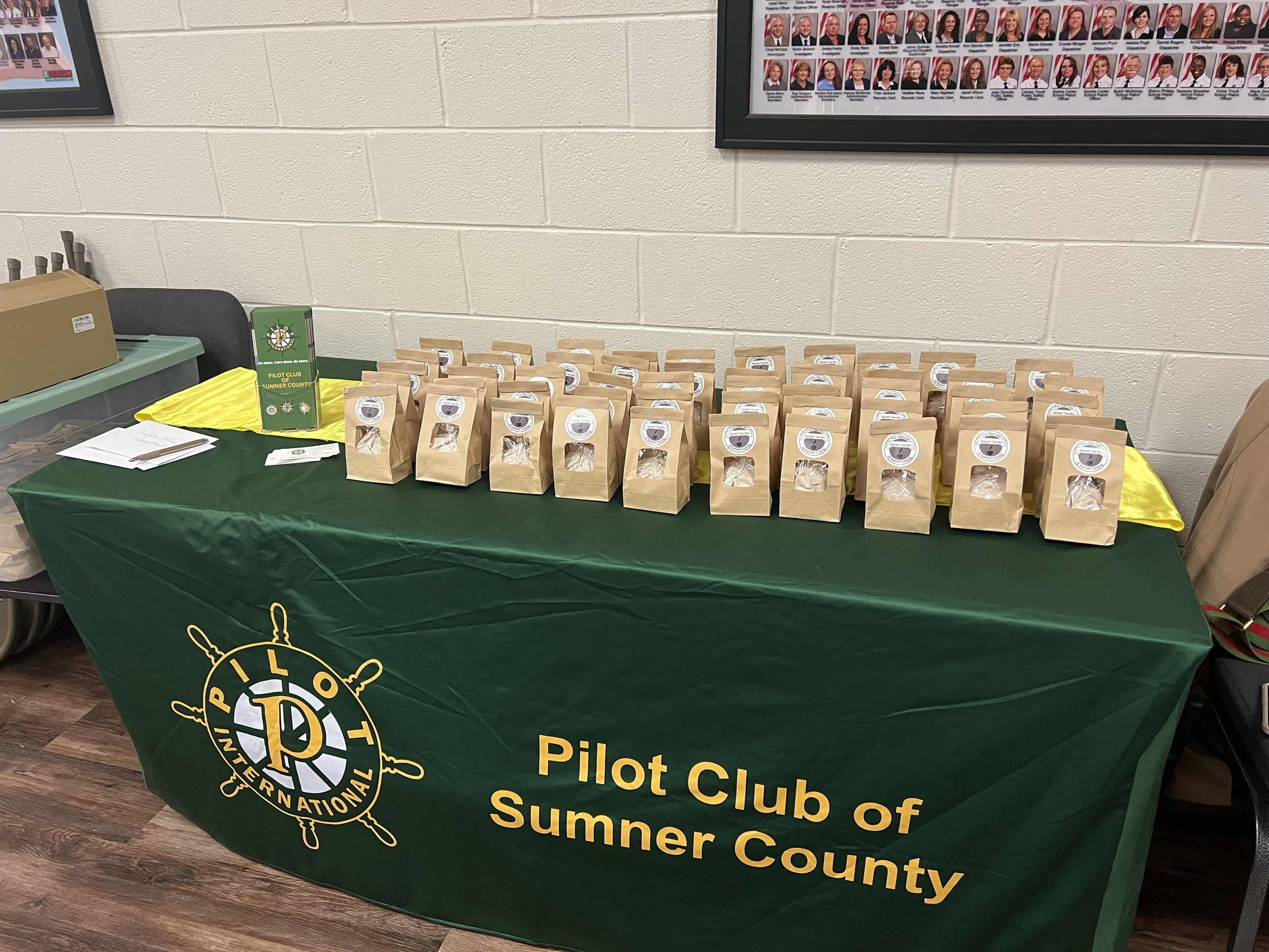 Our Spiced Tea Mix is ready for ALL of our Officers and First Responders!