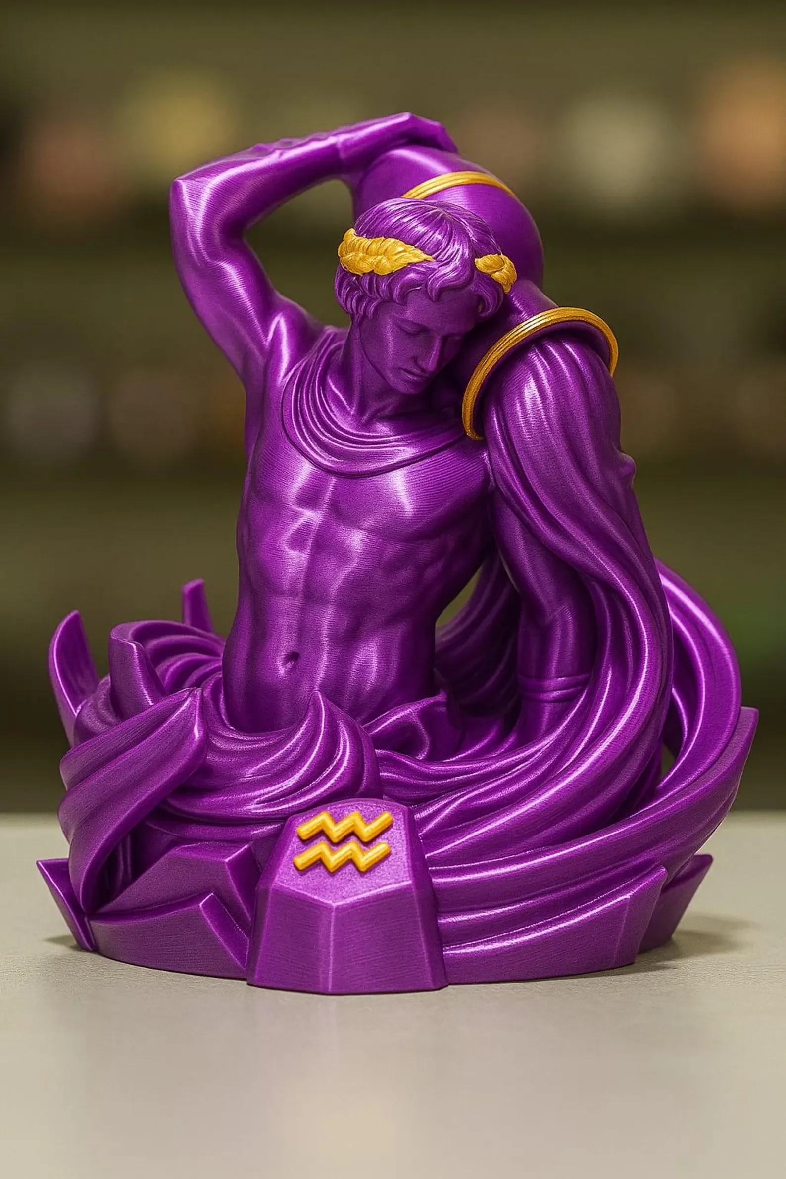 Aquarius Zodiac Statue