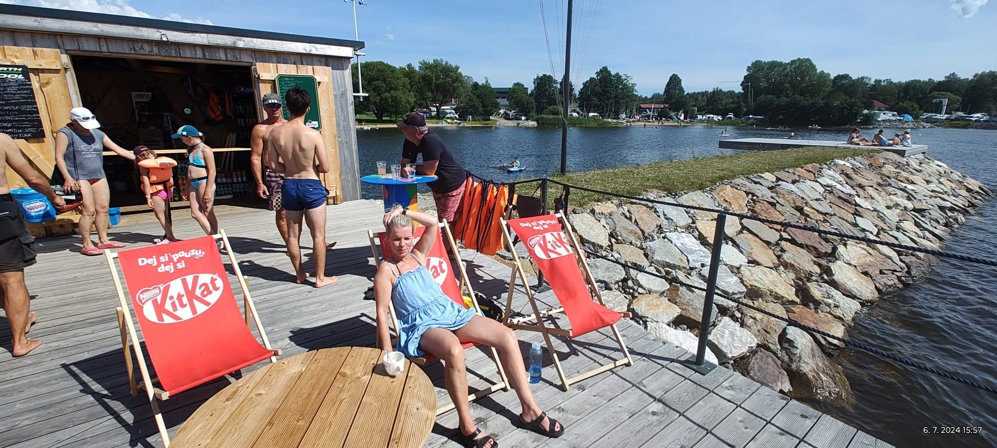 Kemp Jestřábí - molo