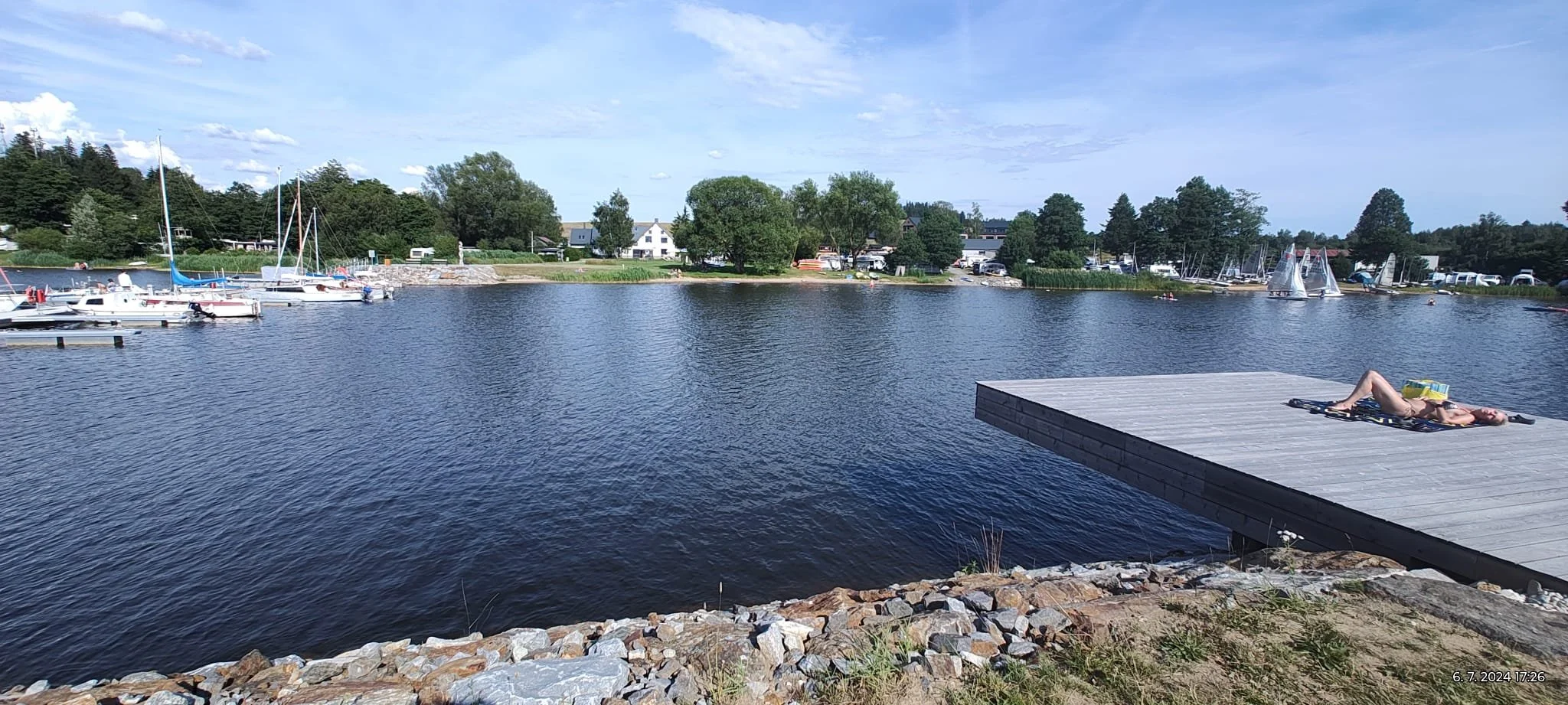 Kemp Jestřábí - molo