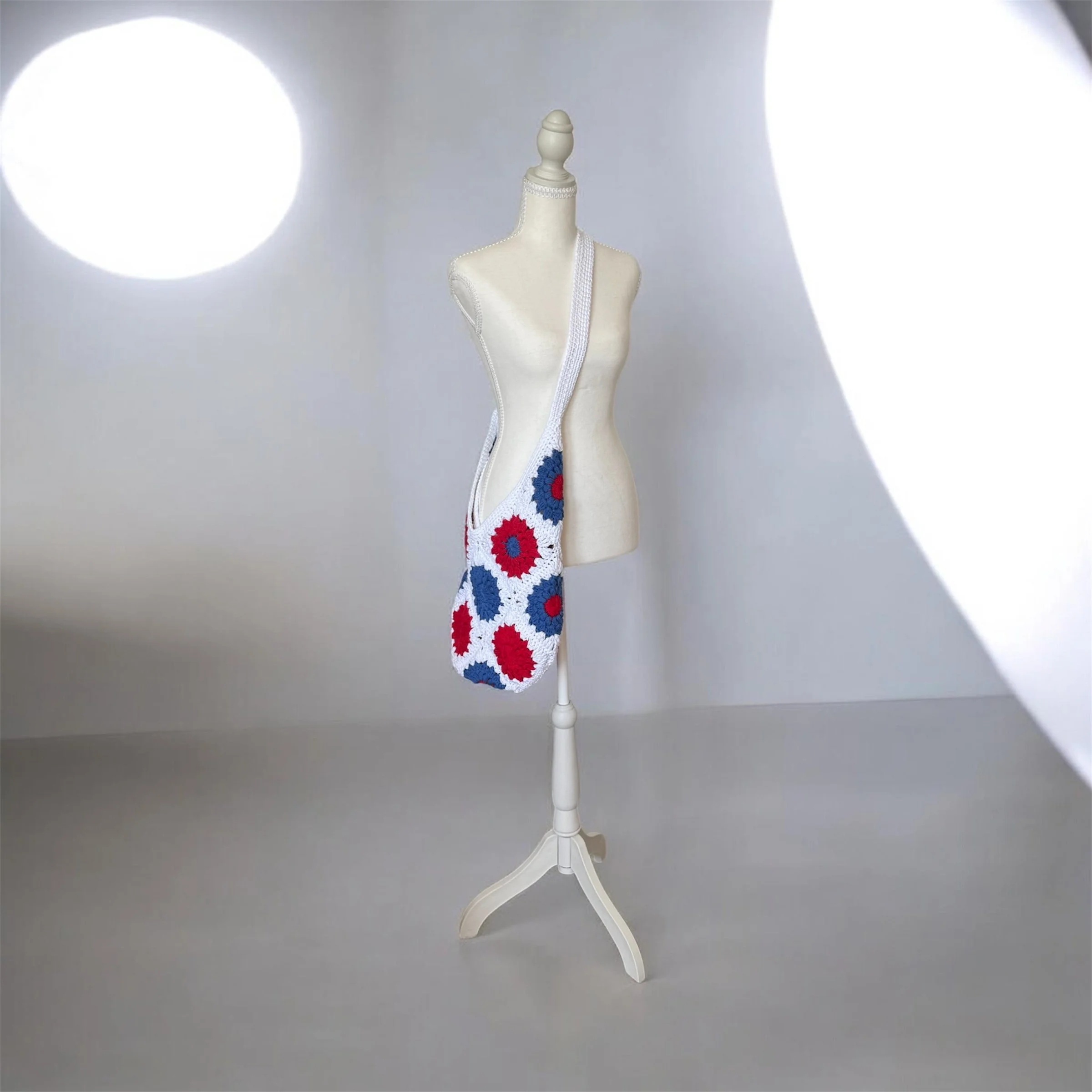 Red, White & Blue Cotton Tote