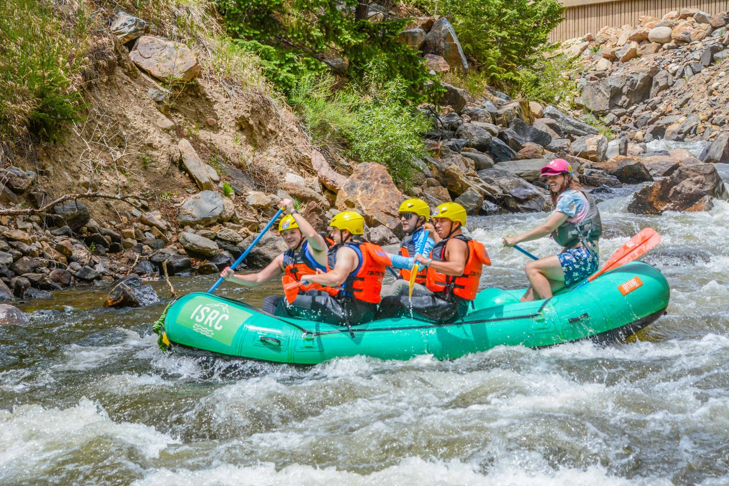 Intermediate rafting on clear creek
