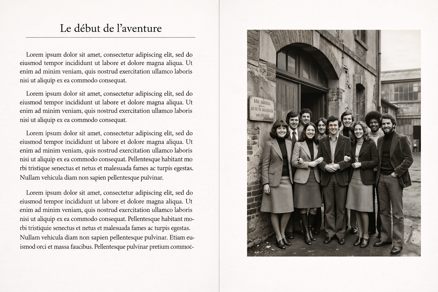 Exemple de Biographie Imagée d'entreprise