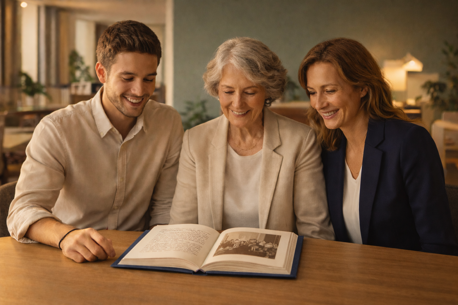 Ecrire biographie photos famille