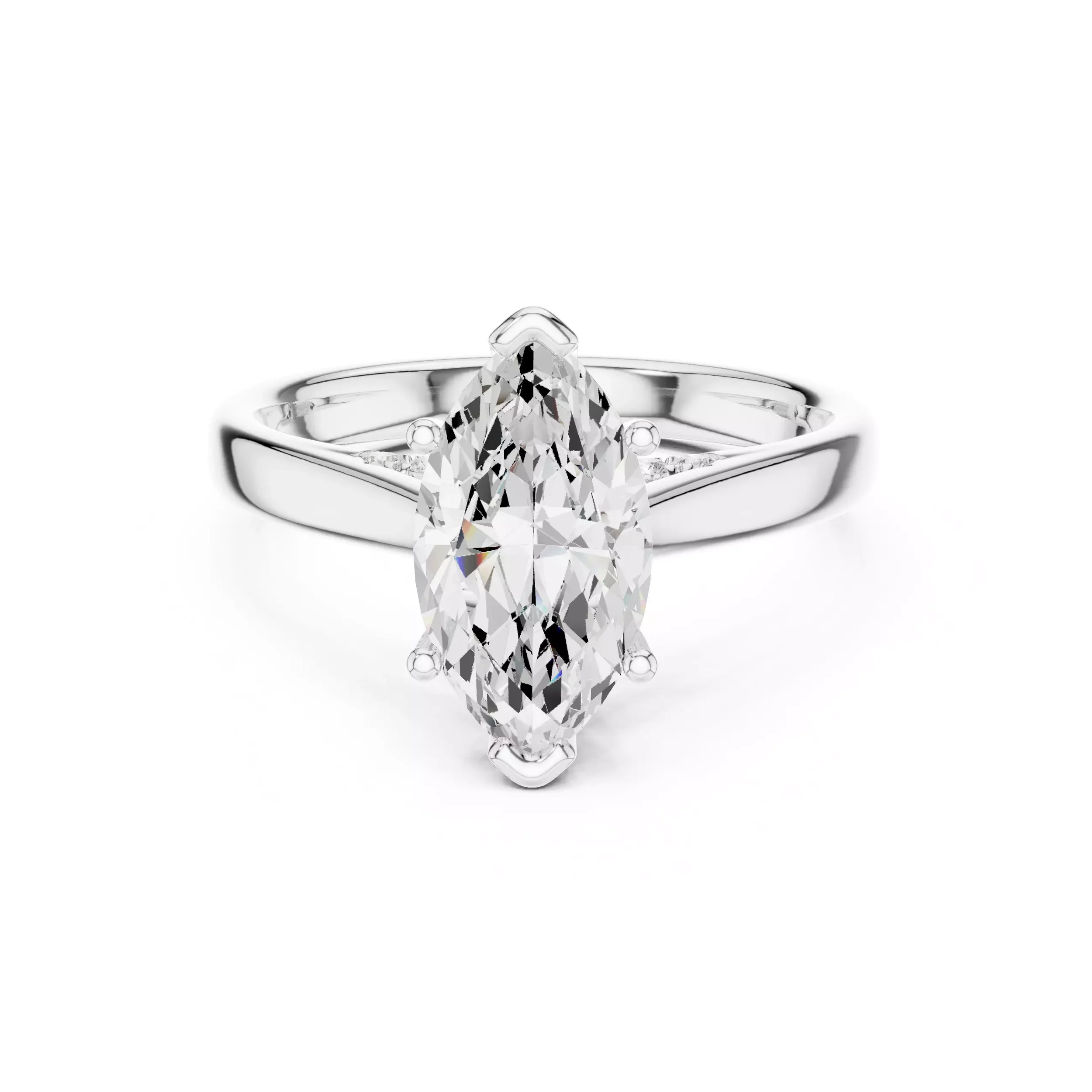 2ct Marquise Savos Solitaire