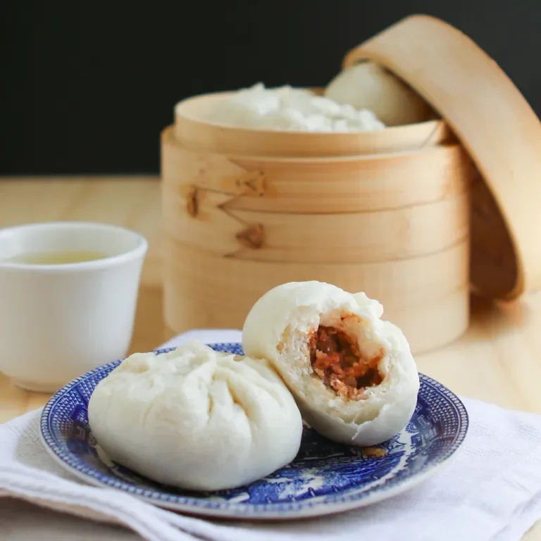 Steam BBQ Pork bao at Dim Sum