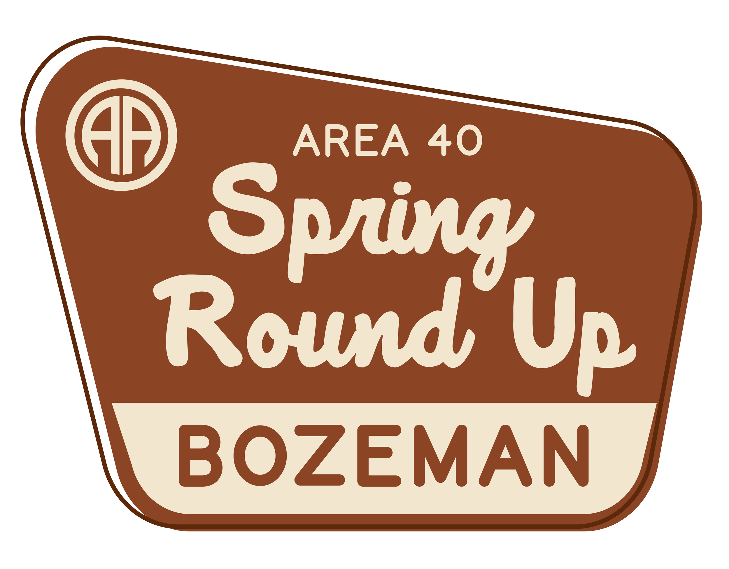 'Area 40 Spring Round Up Bozeman' graphic