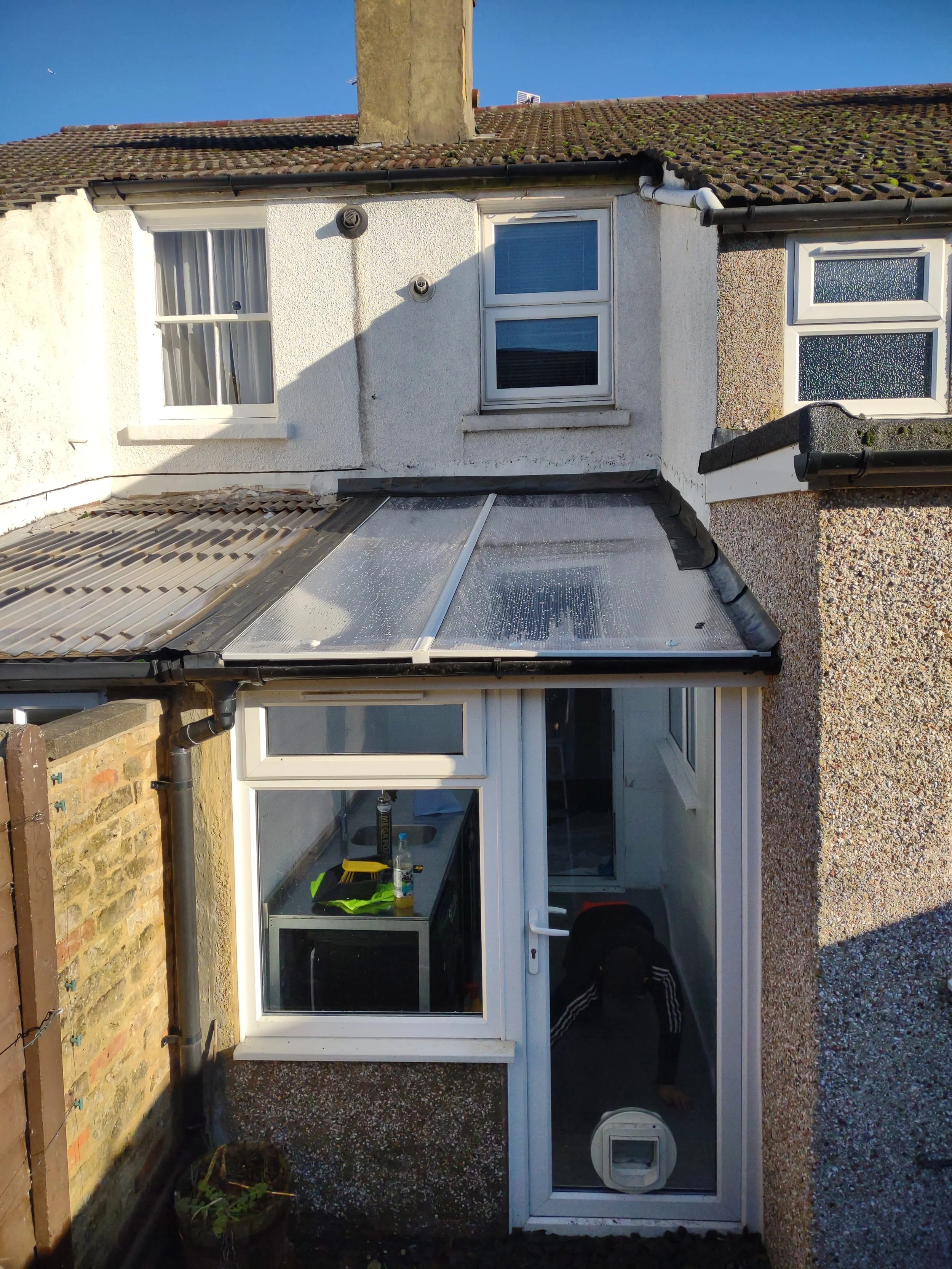 new Polycarbonate roof for landlord Sutton