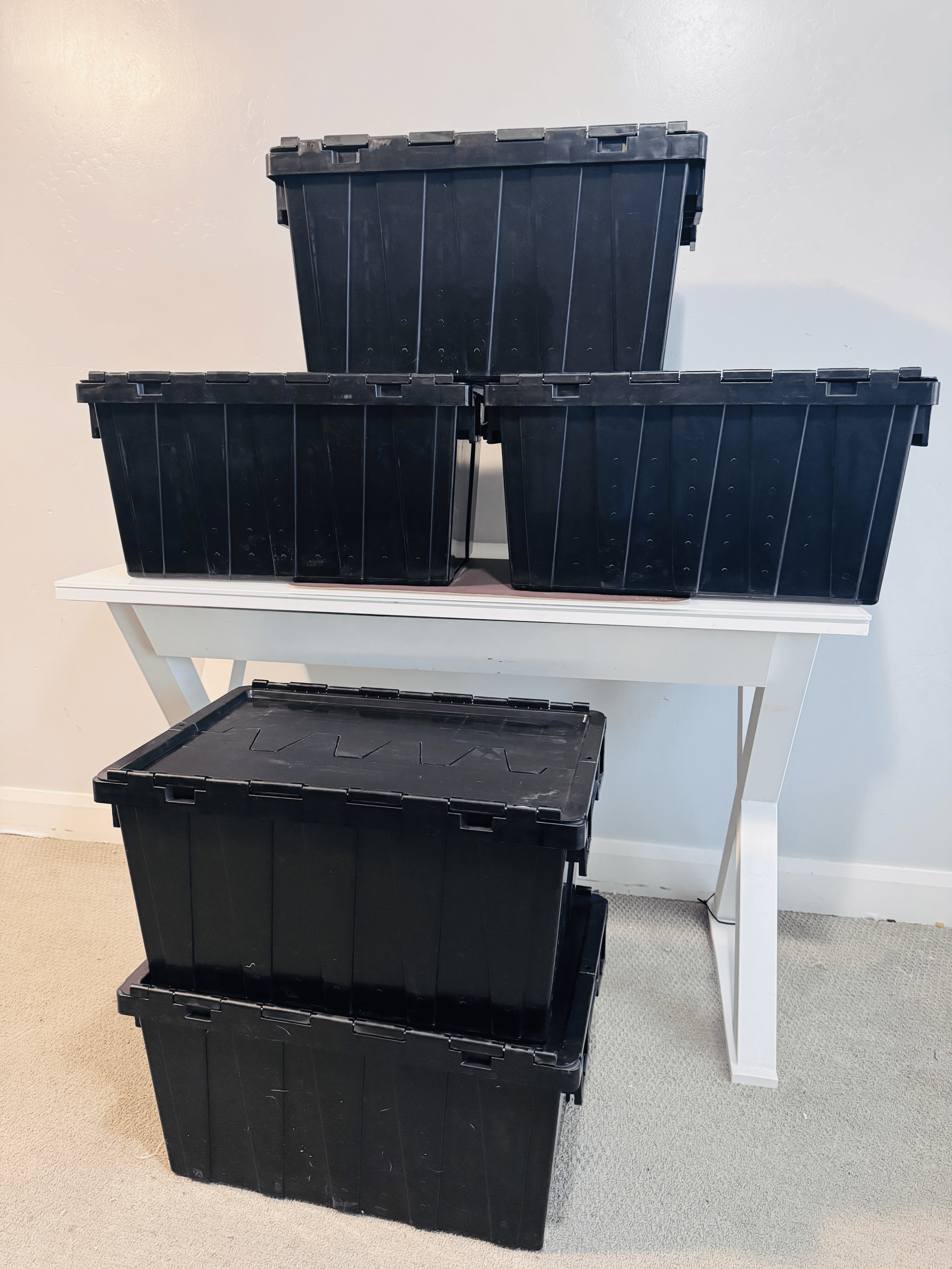 8 Secure Storage Bins