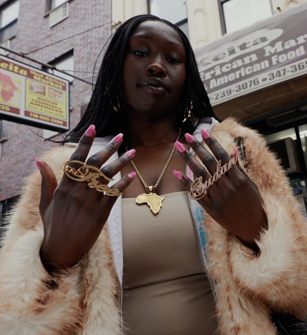 FREE SUDAN 4-FINGER RINGS