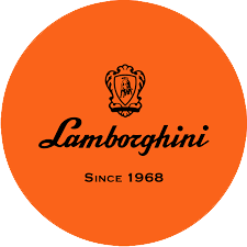wines by lamborghini logo - orange