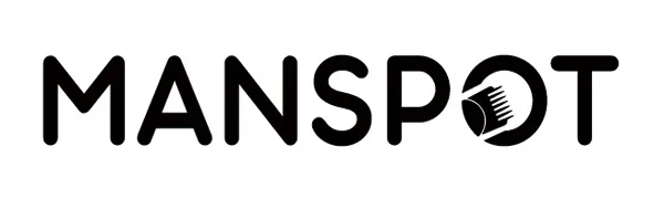 MANSPOT logo black on white