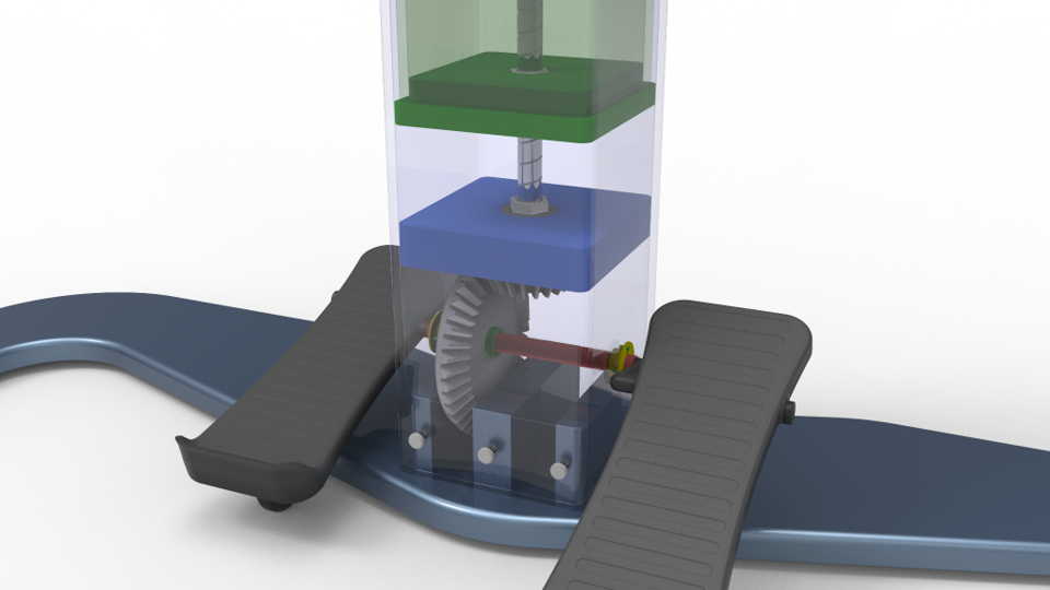 Pedals-Sit Stand Desk
