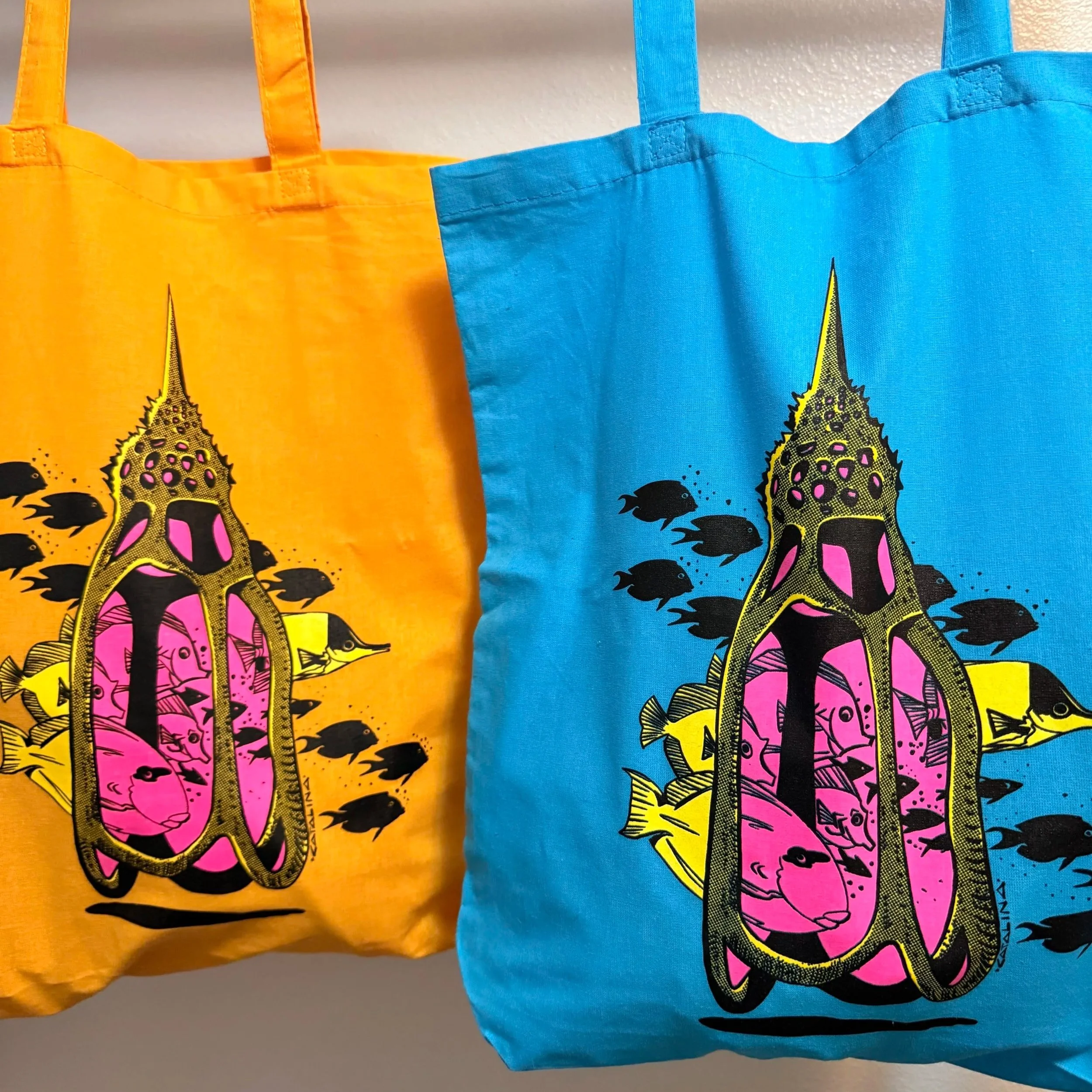 “Fish-o-Lantern” tote