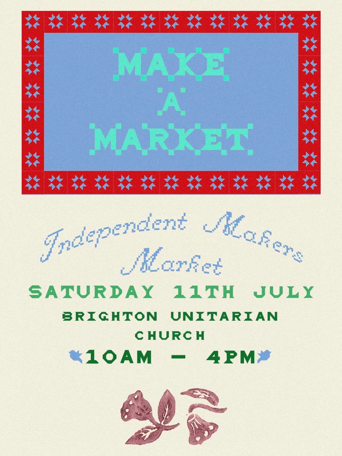 APPLICATIONS ARE STILL OPEN for our first MAKE a Market on Saturday 11th of July! 

I can&rsquo;t wait to tell you all who we&rsquo;ve got lined up so far- the deadline to apply is 23rd of May and we&rsquo;ll be introducing the line up soon after

We