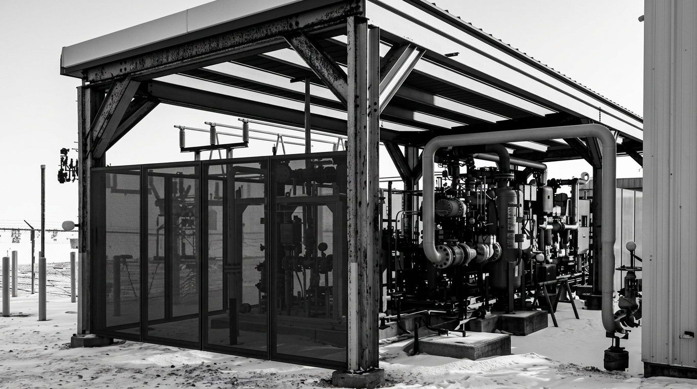 structural weathering of a gas train