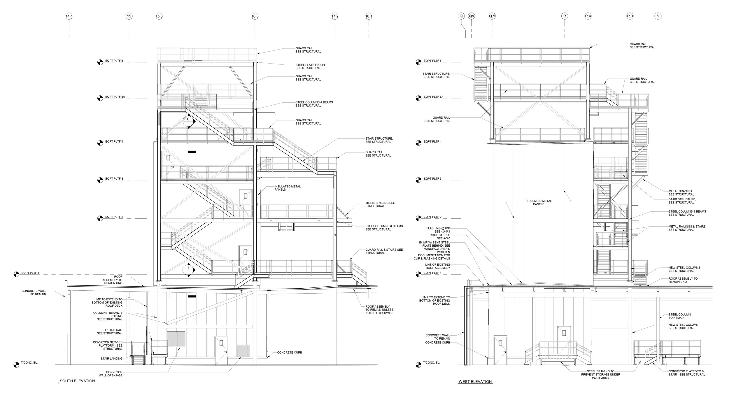 HEMRICK ARCHITECT provides Design Services & Coordination Consulting, specializing in technical code & life-safety compliance (NFPA 654 & 497, & OSHA) within complex commercial & industrial environments, as Architect of Record.