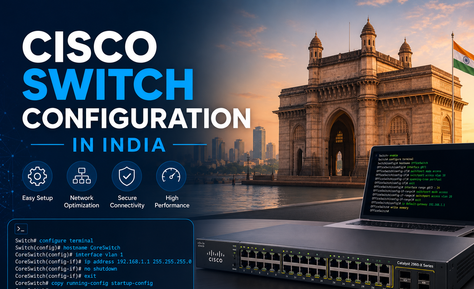 Cisco Switch Configuration in India