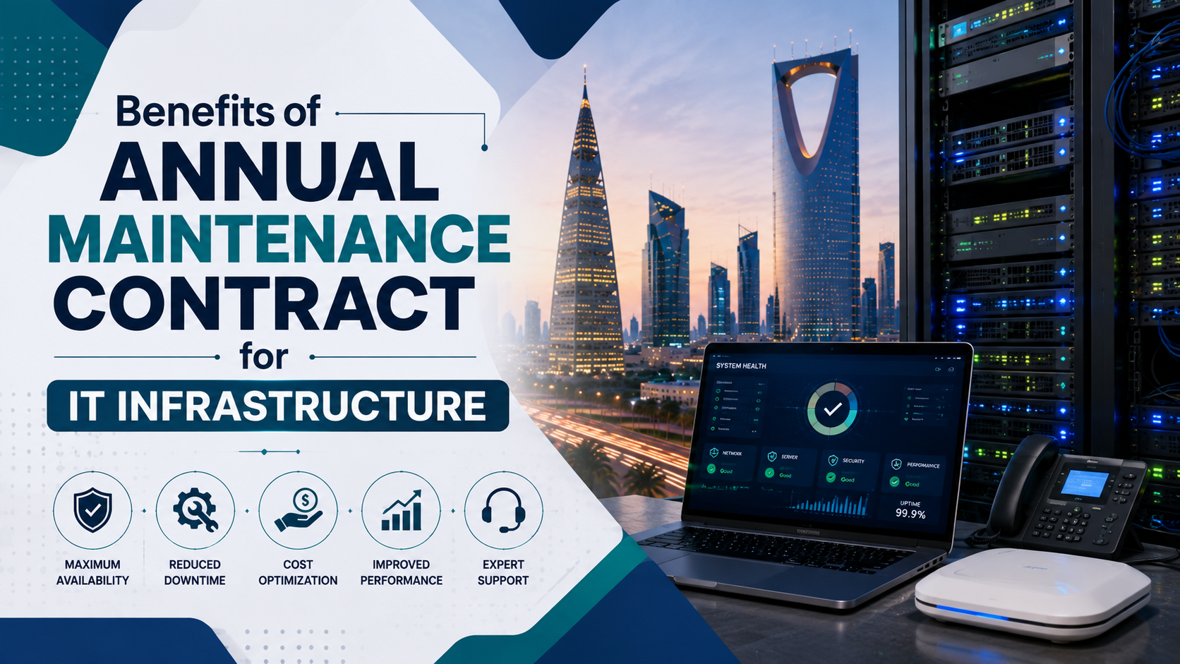Benefits of Annual Maintenance Contract for IT Infrastructure