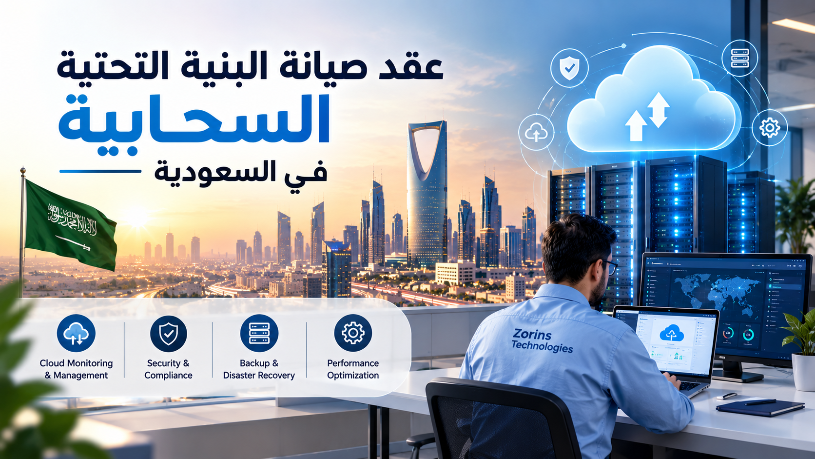 عقد صيانة البنية التحتية السحابية في السعودية