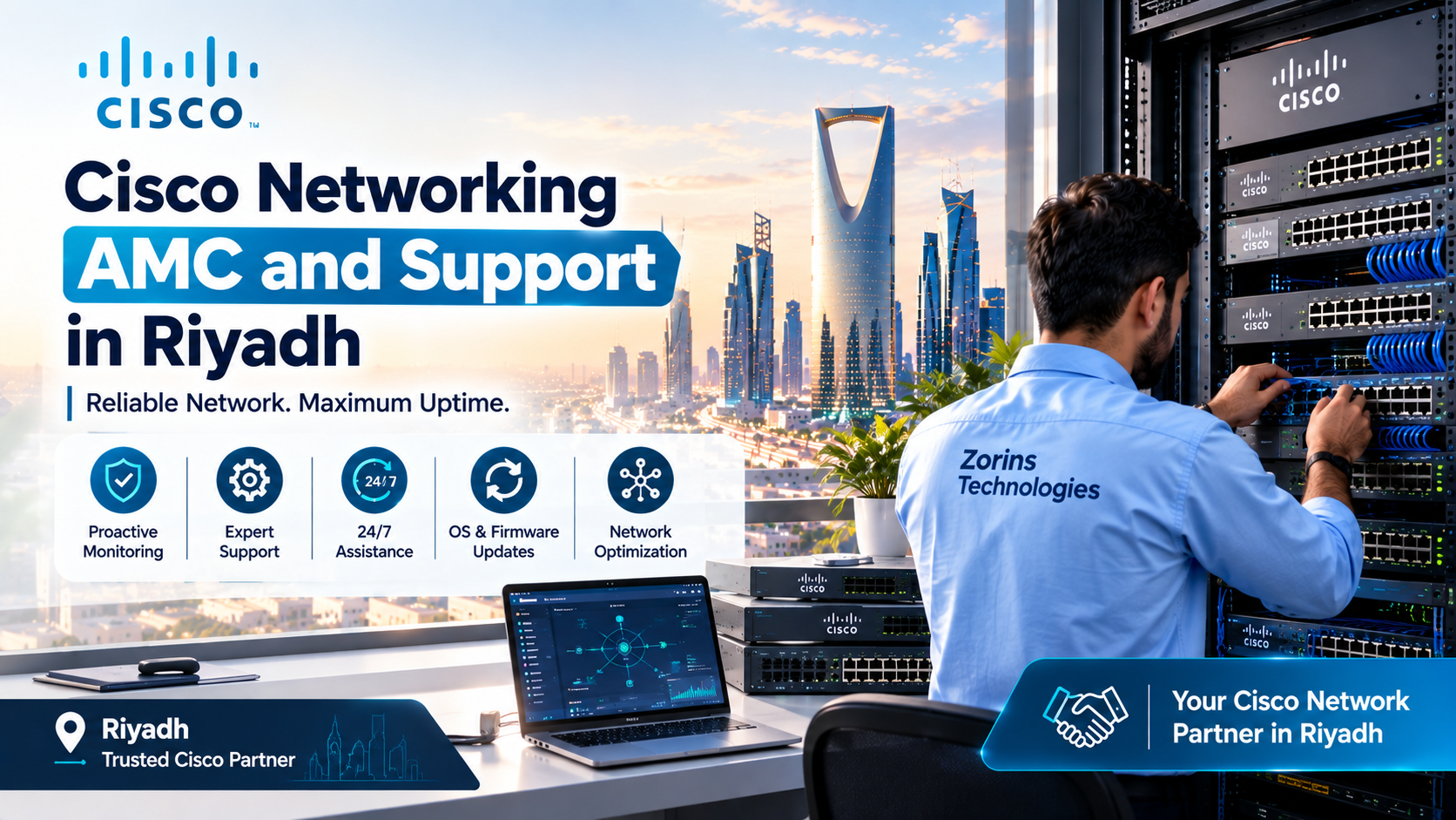 Cisco networking AMC and support in Riyadh