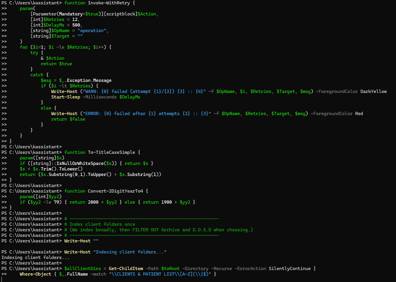 Semi-Automation Filing System