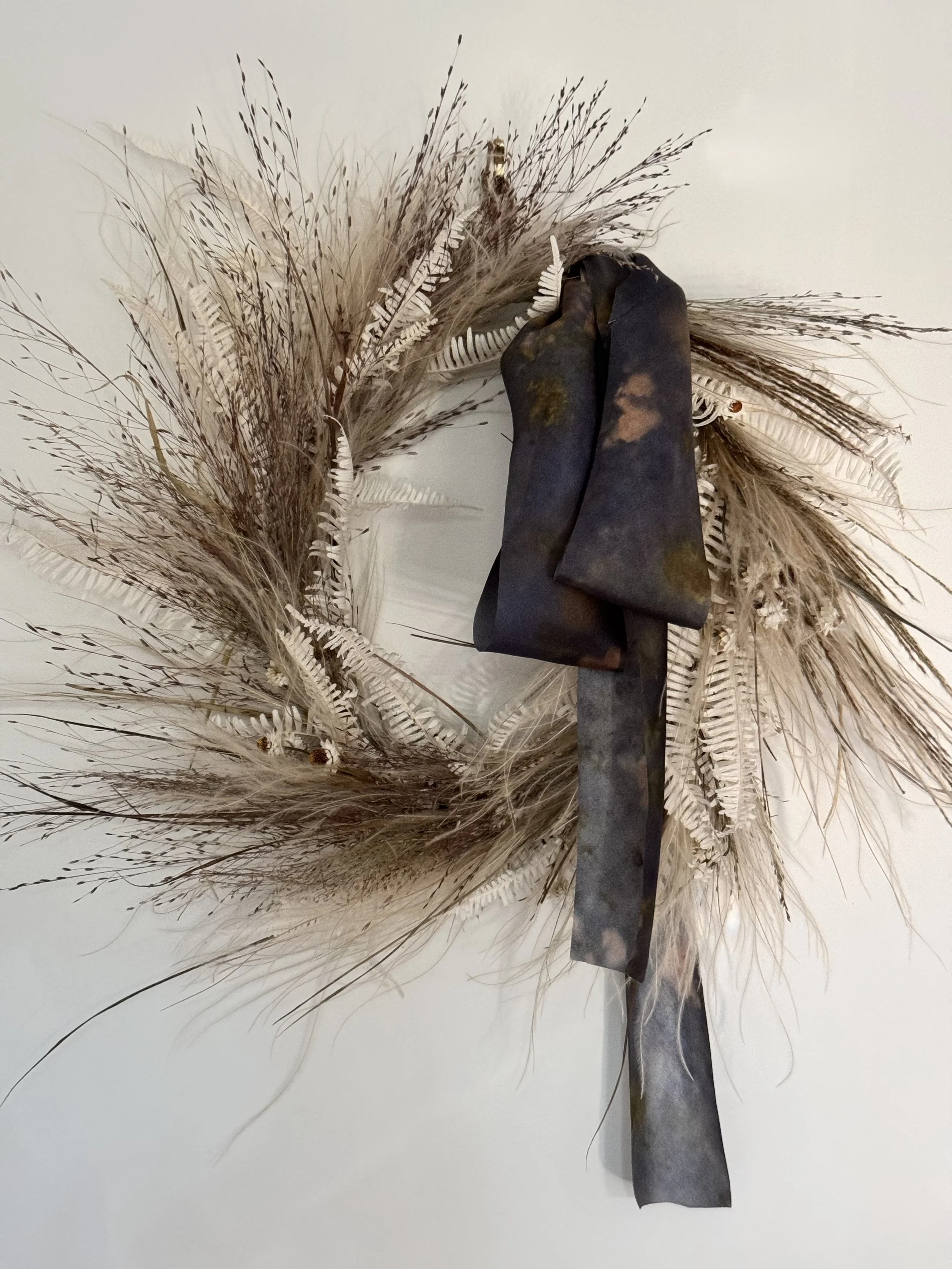 Wreath+No+6+fern+ammobium+dried+grasses+stipa+grass+silk+ribbon.jpg