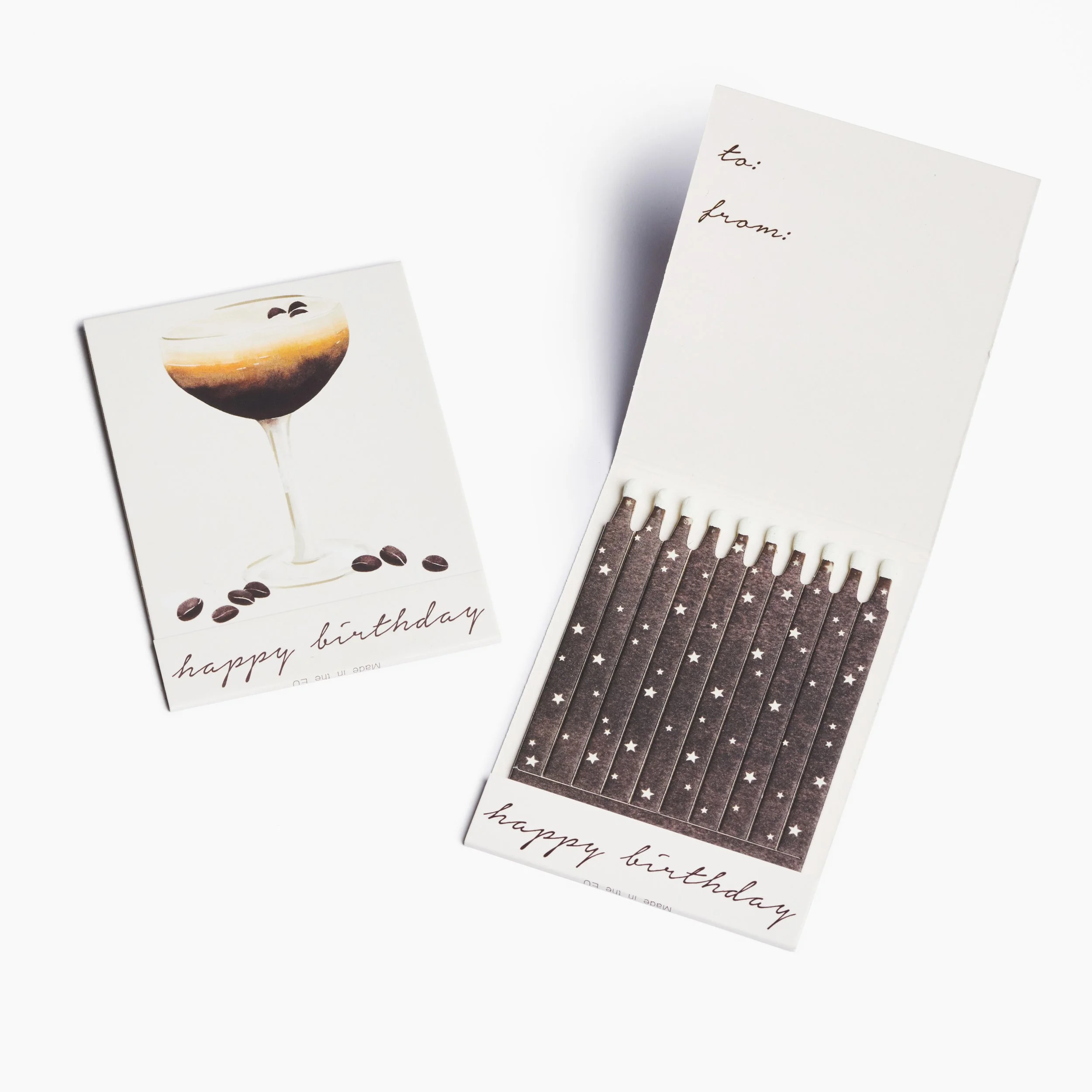 Abigail Jayne Design Birthday Celebration Matchbook Espresso Martini.jpeg