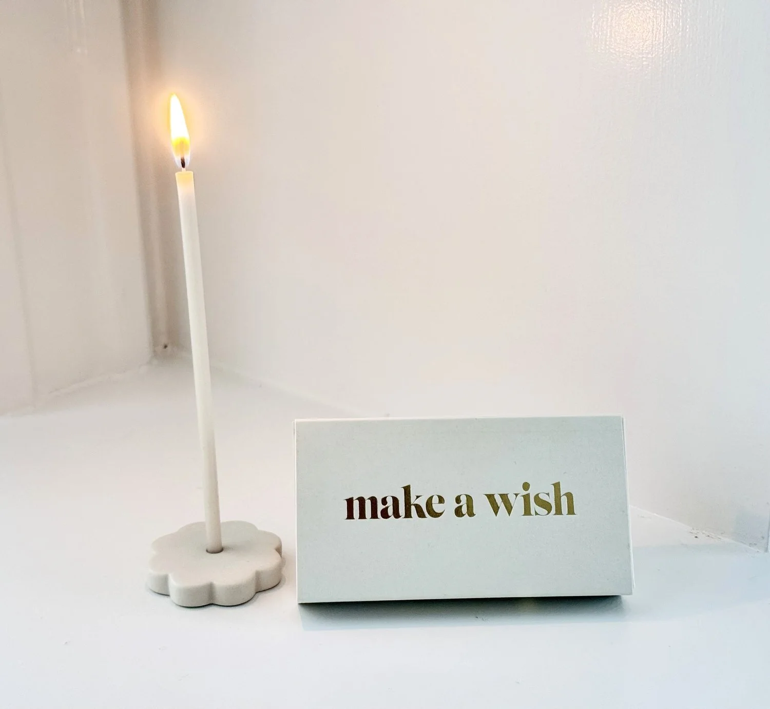 Brooklyn+Candle+Studio+Make+a+Wish+Matches+with+wishing+candle+and+taper+holder+floral+society.jpg