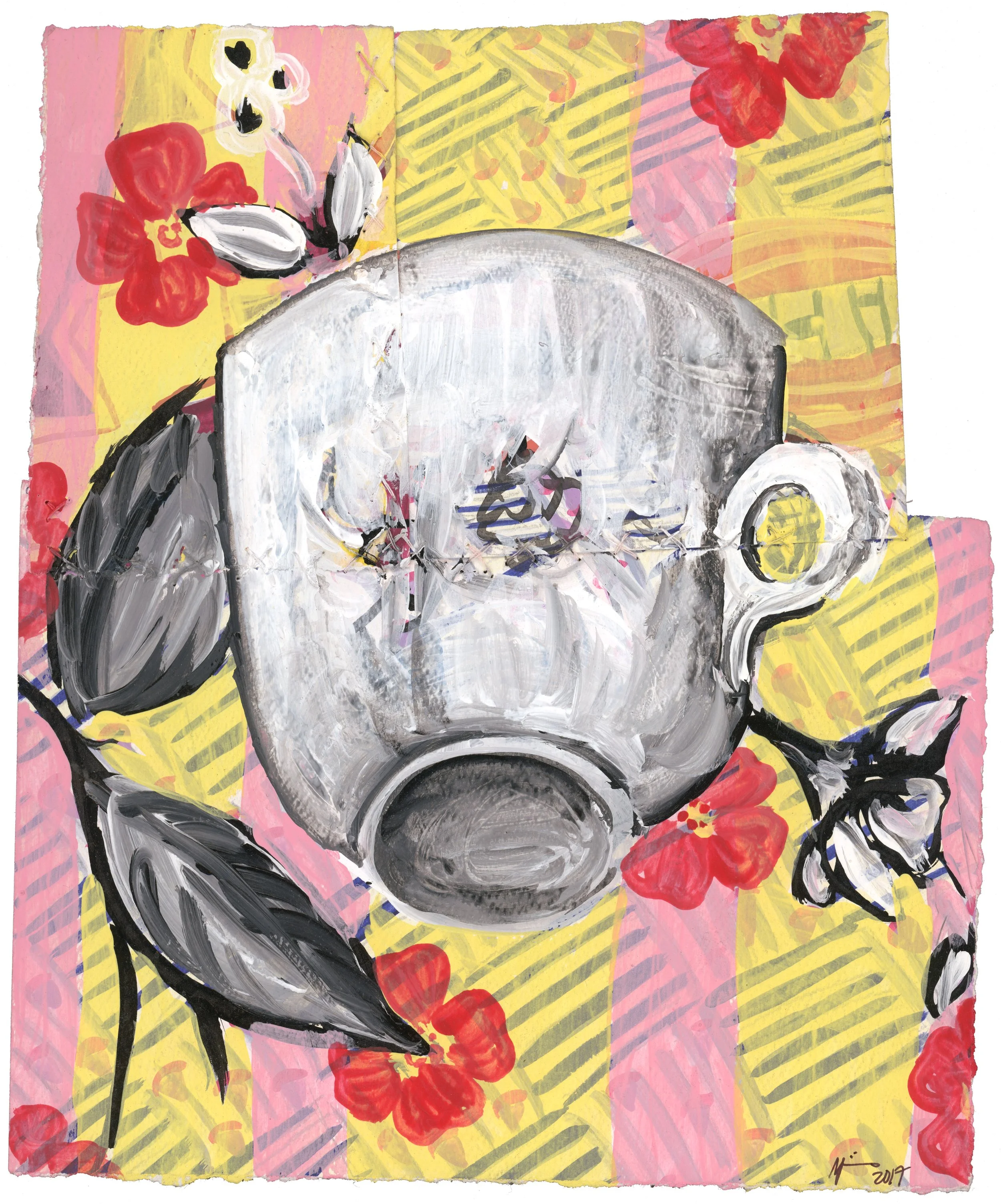  Domestic Mementos:  
Flo’s Teacup 2  
2017, Archival Print 
14”H x 11”W