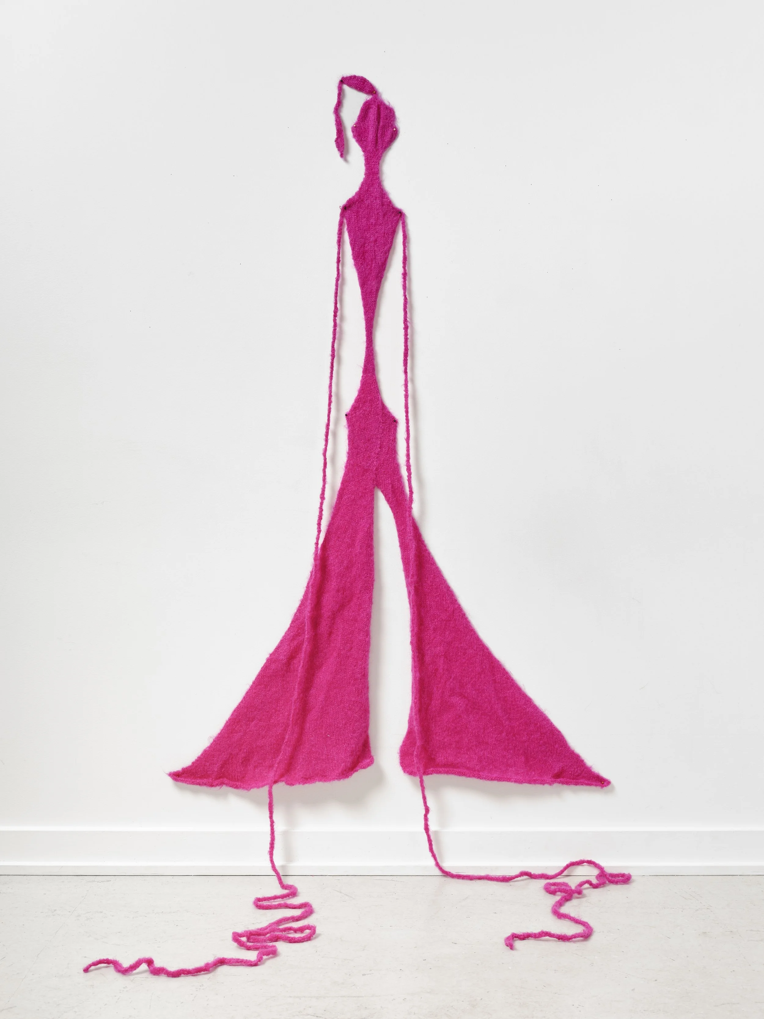  Knitted Figure 3  
1999,
Knitted Yarn 
72”H x 40”W x 26”D