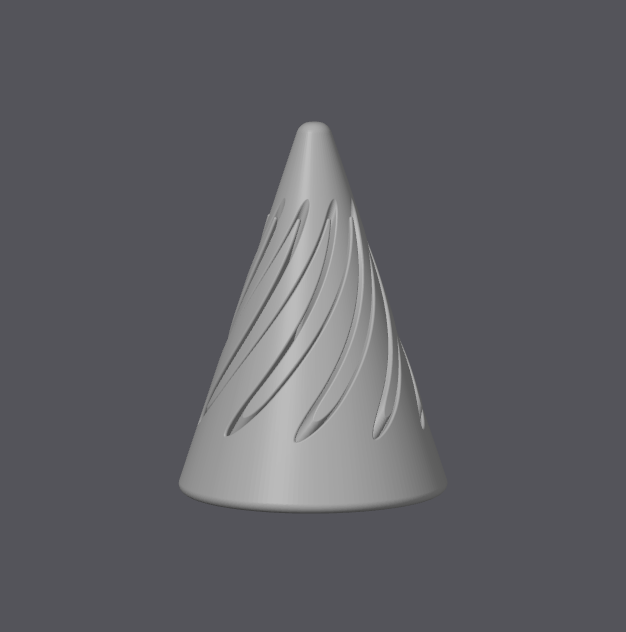 3D Spiral Cone