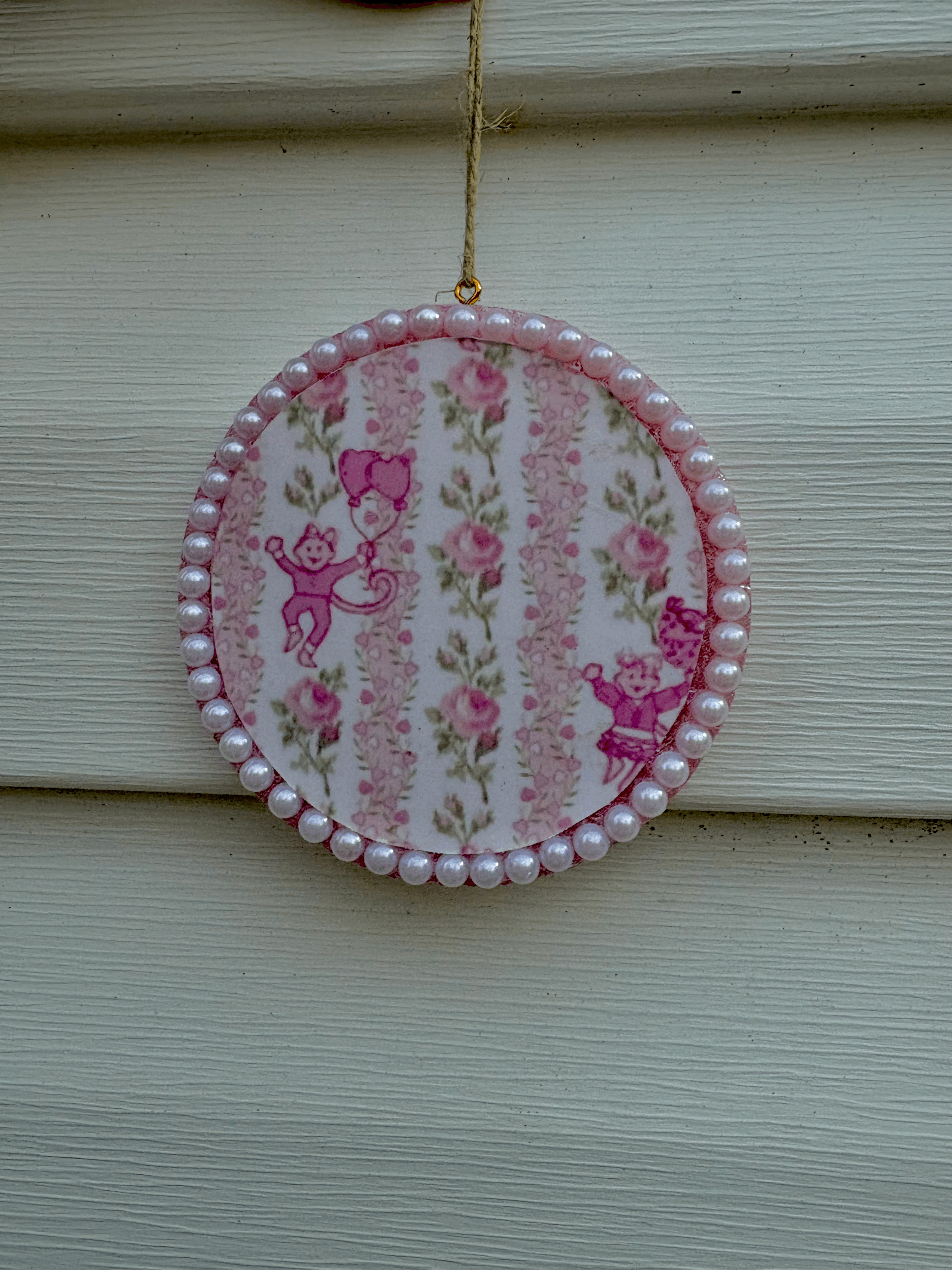 Rabbit pink floral Freshie