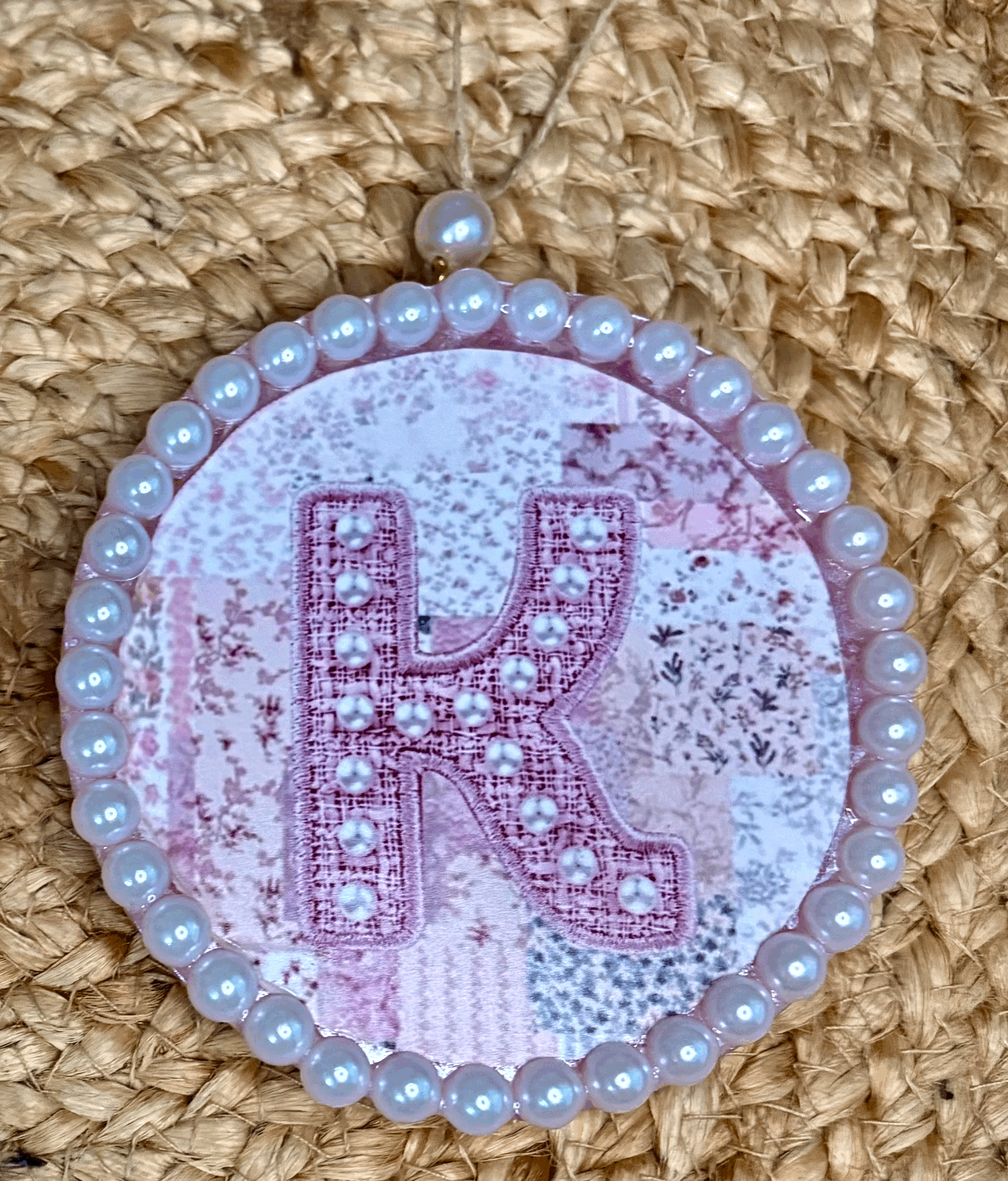 Floral Letter Freshie