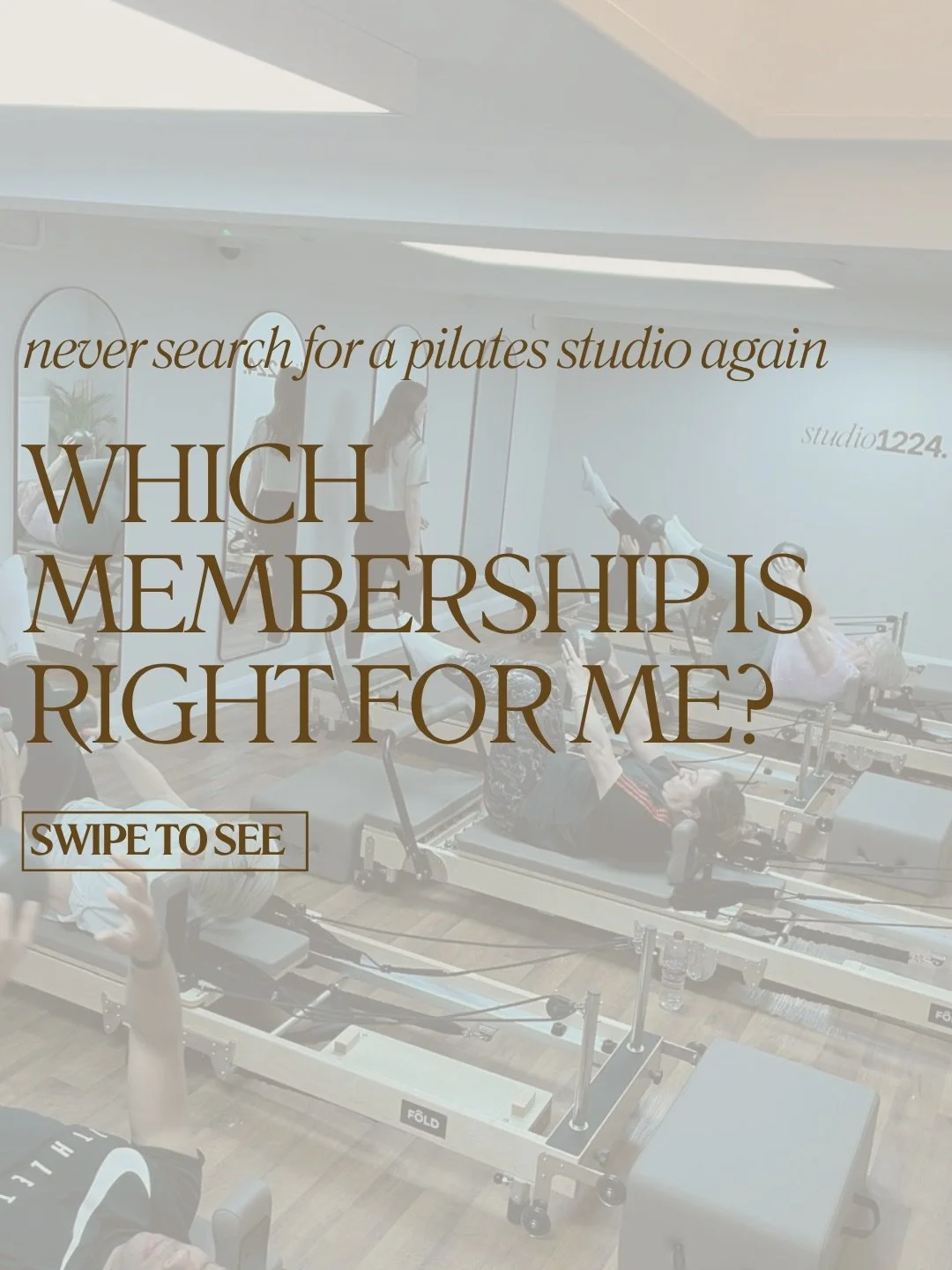 People often ask us which membership they should choose.

The answer is usually simpler than people expect:

The one you&rsquo;ll actually use.

At Studio 1224, we&rsquo;re not interested in tying people into something they don&rsquo;t need. We&rsquo