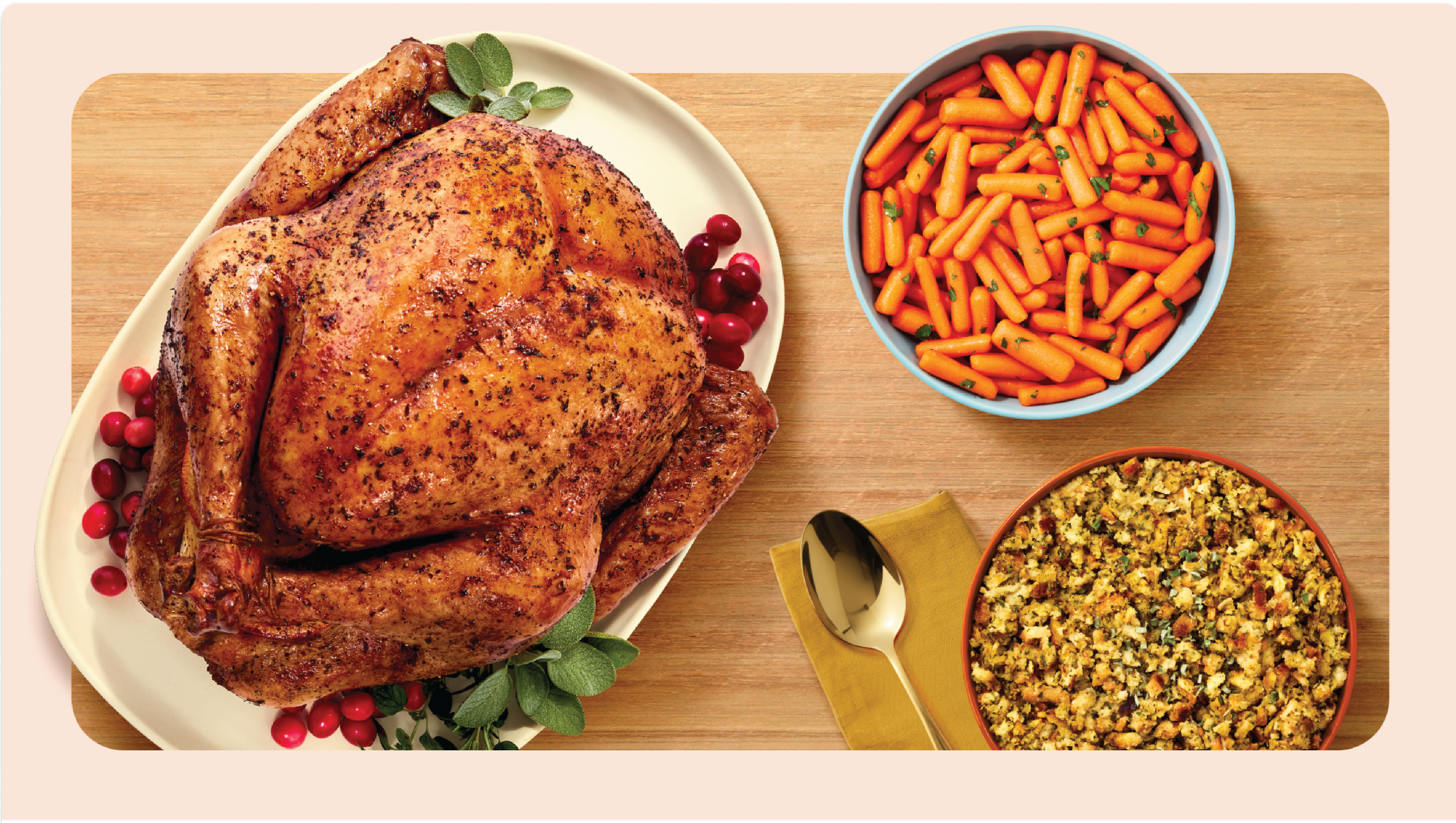 Holiday Meal Turkey Basket