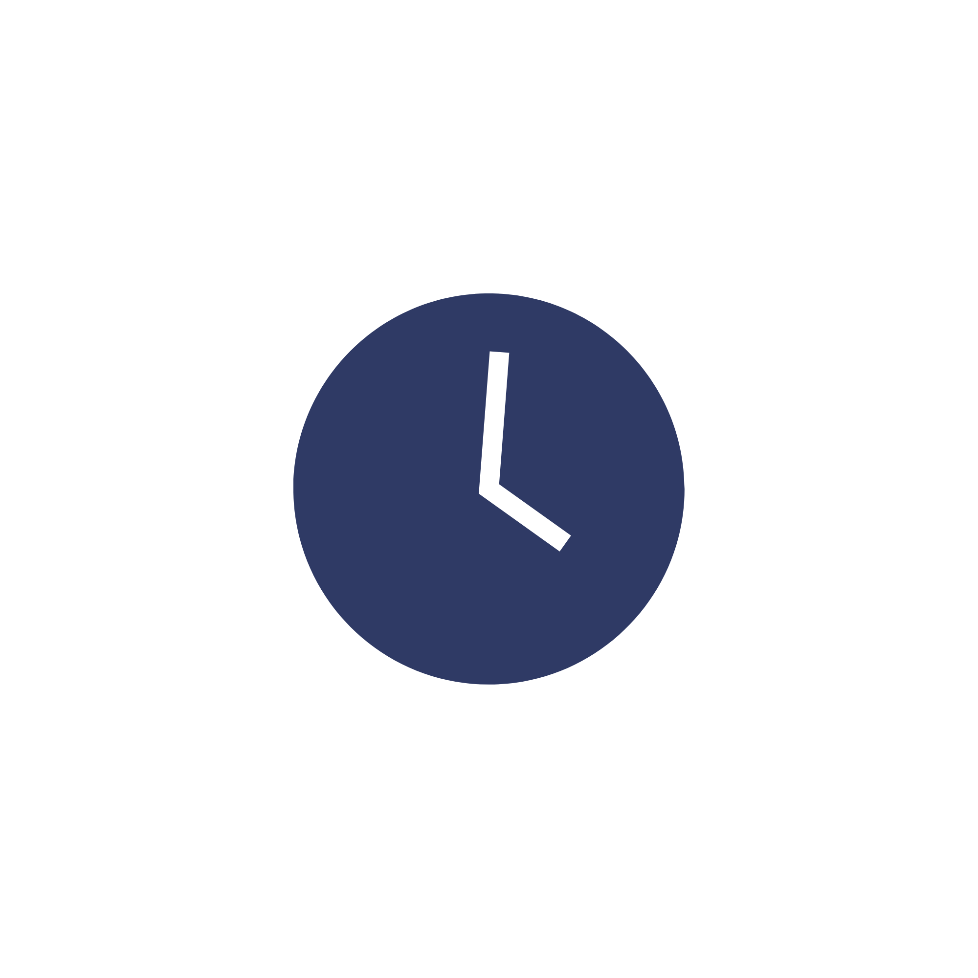 Close-up of a round clock face showing the time as 3:00, with black hour and minute hands on a dark background.