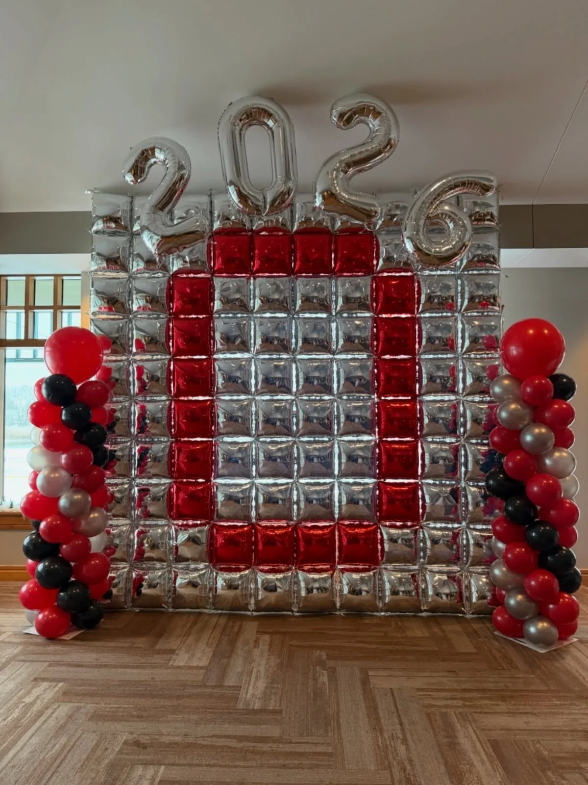 Starting of 2026 with a 10ft wall of balloons for the OSU football game! #gobucks