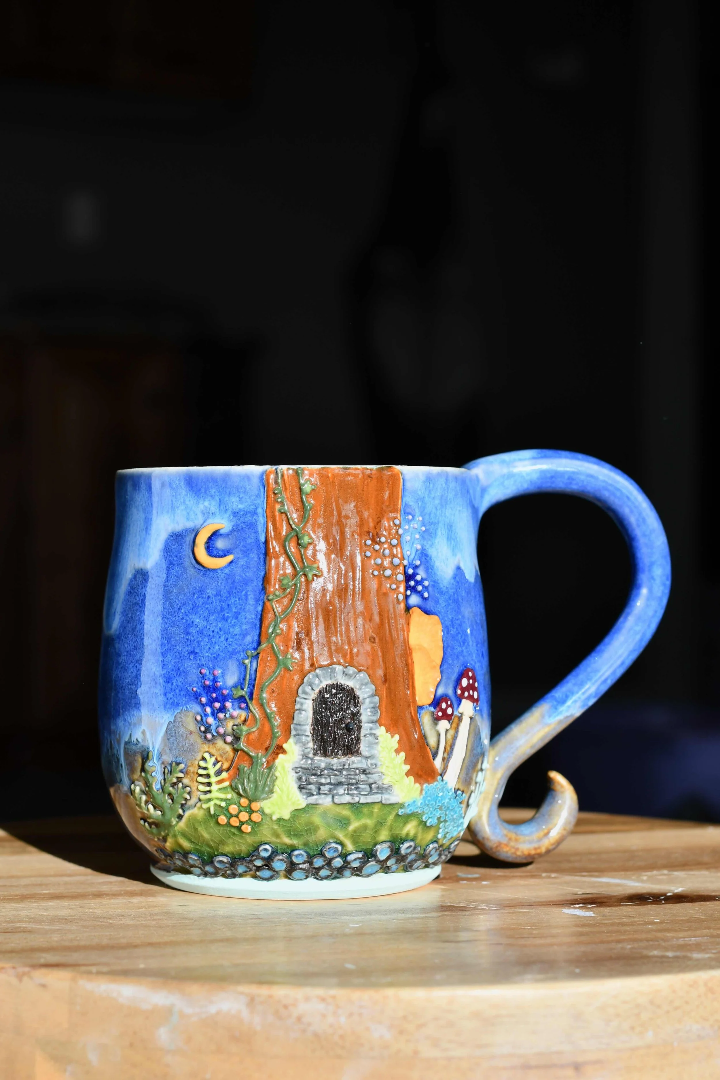 Fairy Cottage Door Mug