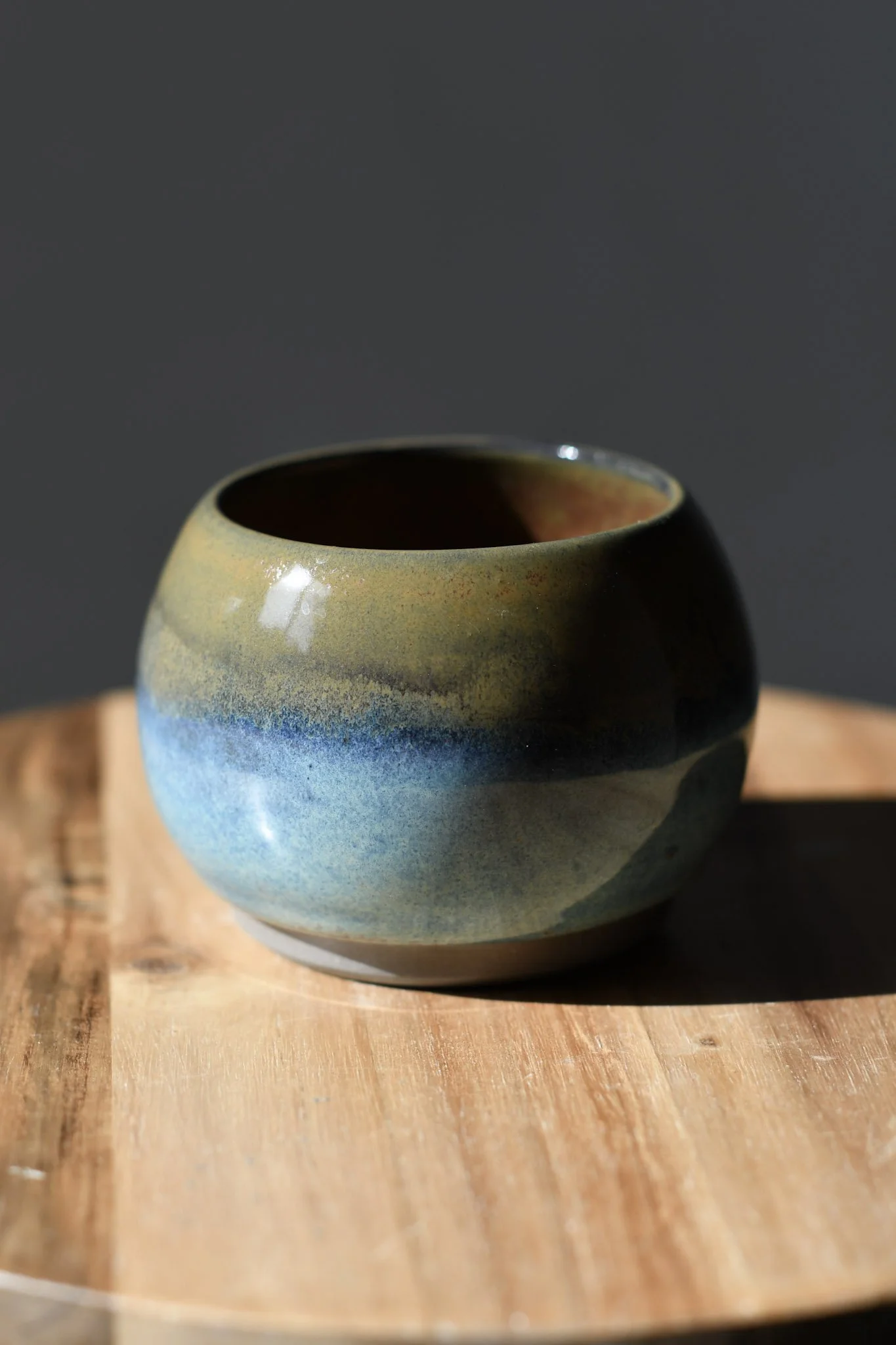 Deep Ocean Turquoise Mini Planter