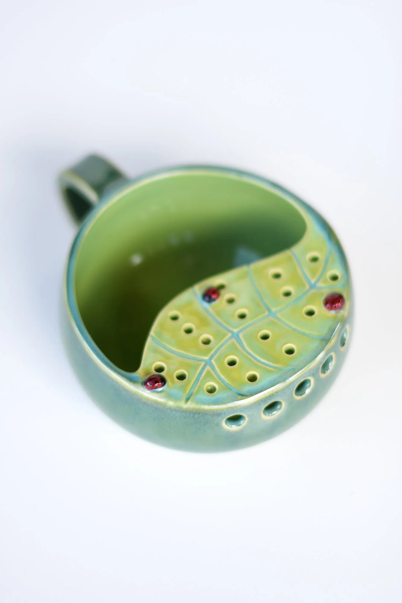 Ladybug Mini Berry Bowl